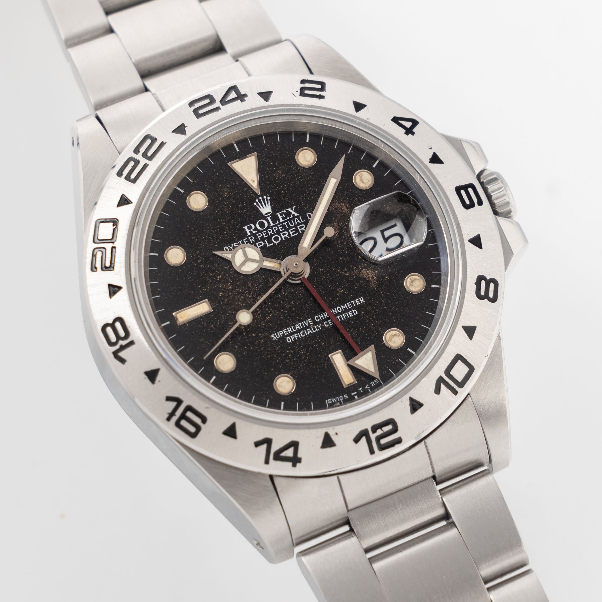 Rolex Explorer II  16550 Galaxy Tropical Dial with Box and Papers