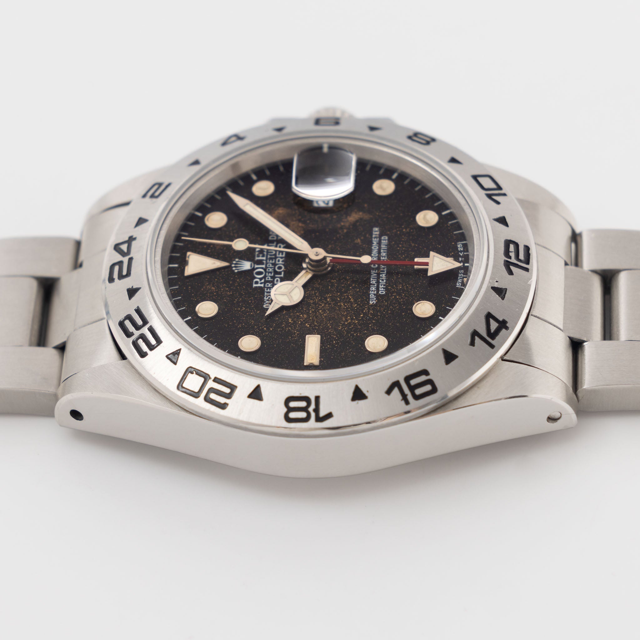 Rolex Explorer II  16550 Galaxy Tropical Dial with Box and Papers