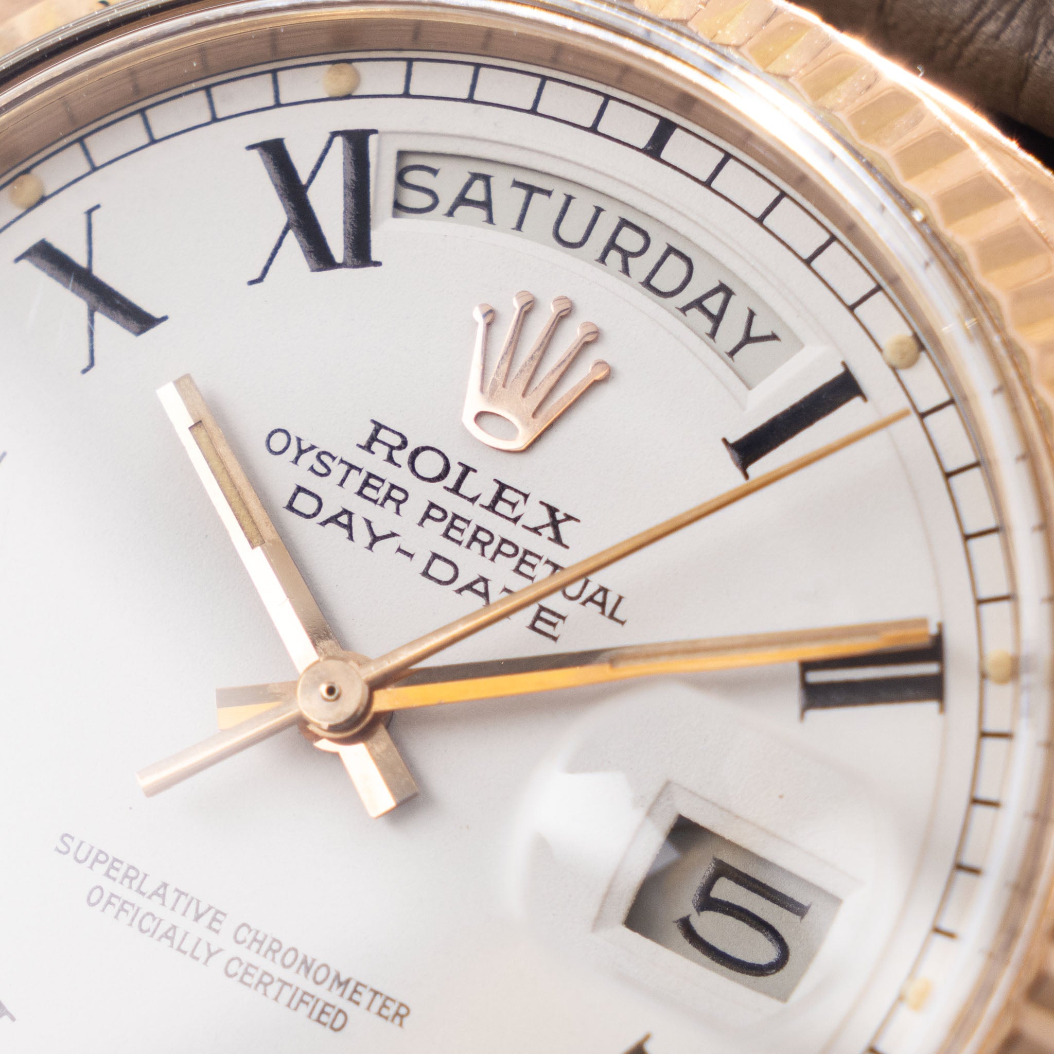 Rolex Day-Date 1803 Buckley Dial in 18k Rose Gold