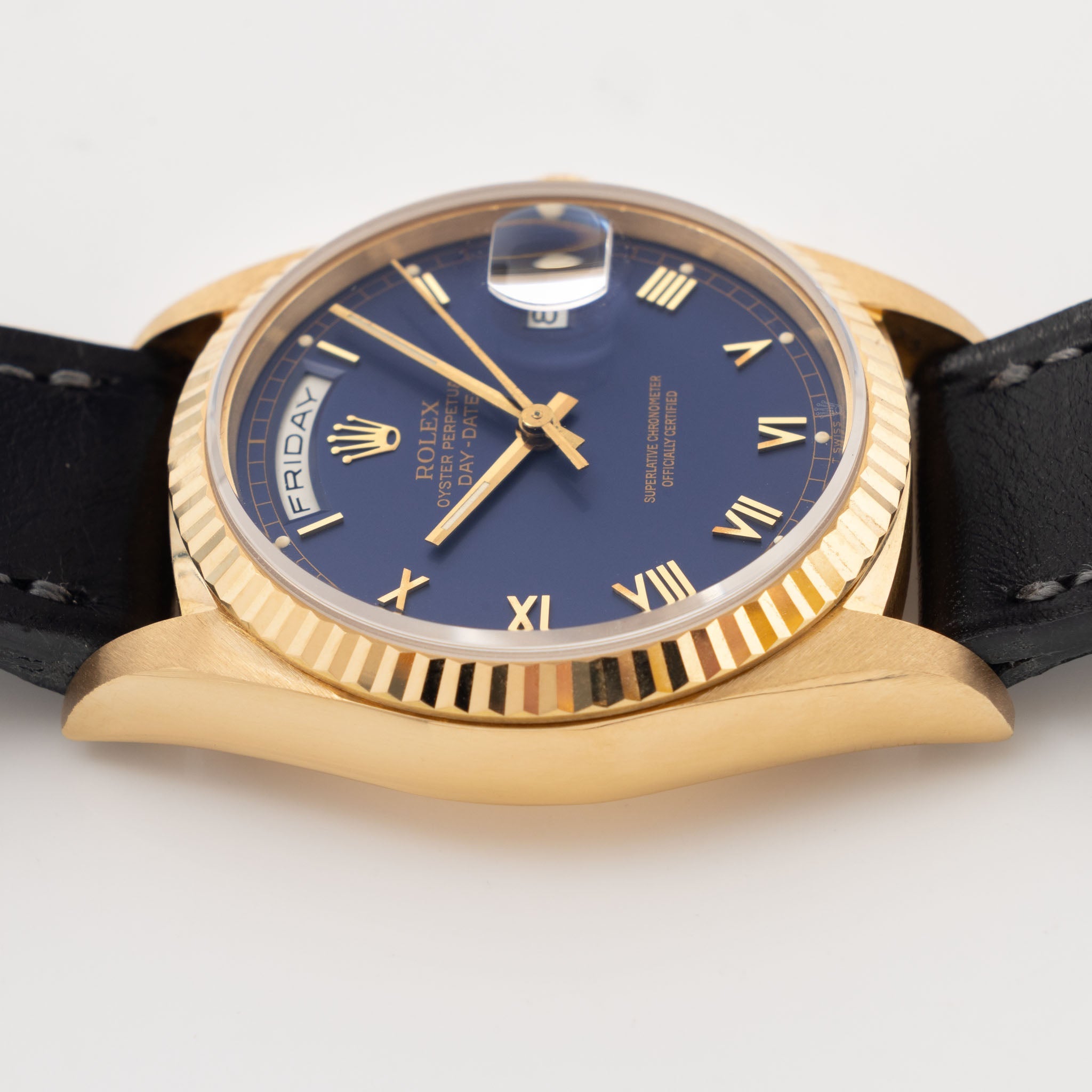 Rolex Day-Date 18238 Purple Roman Numerals Dial