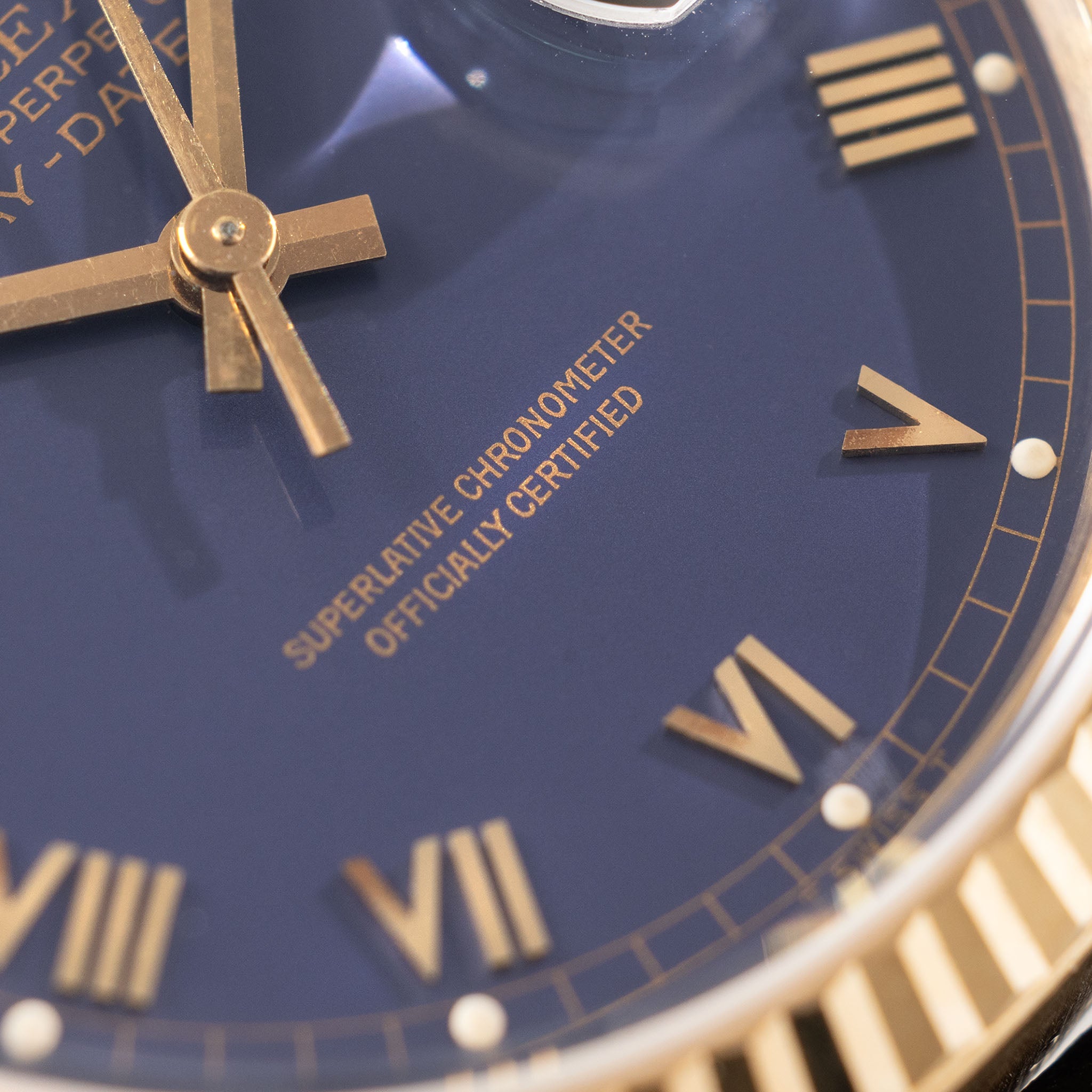Rolex Day-Date 18238 Purple Roman Numerals Dial