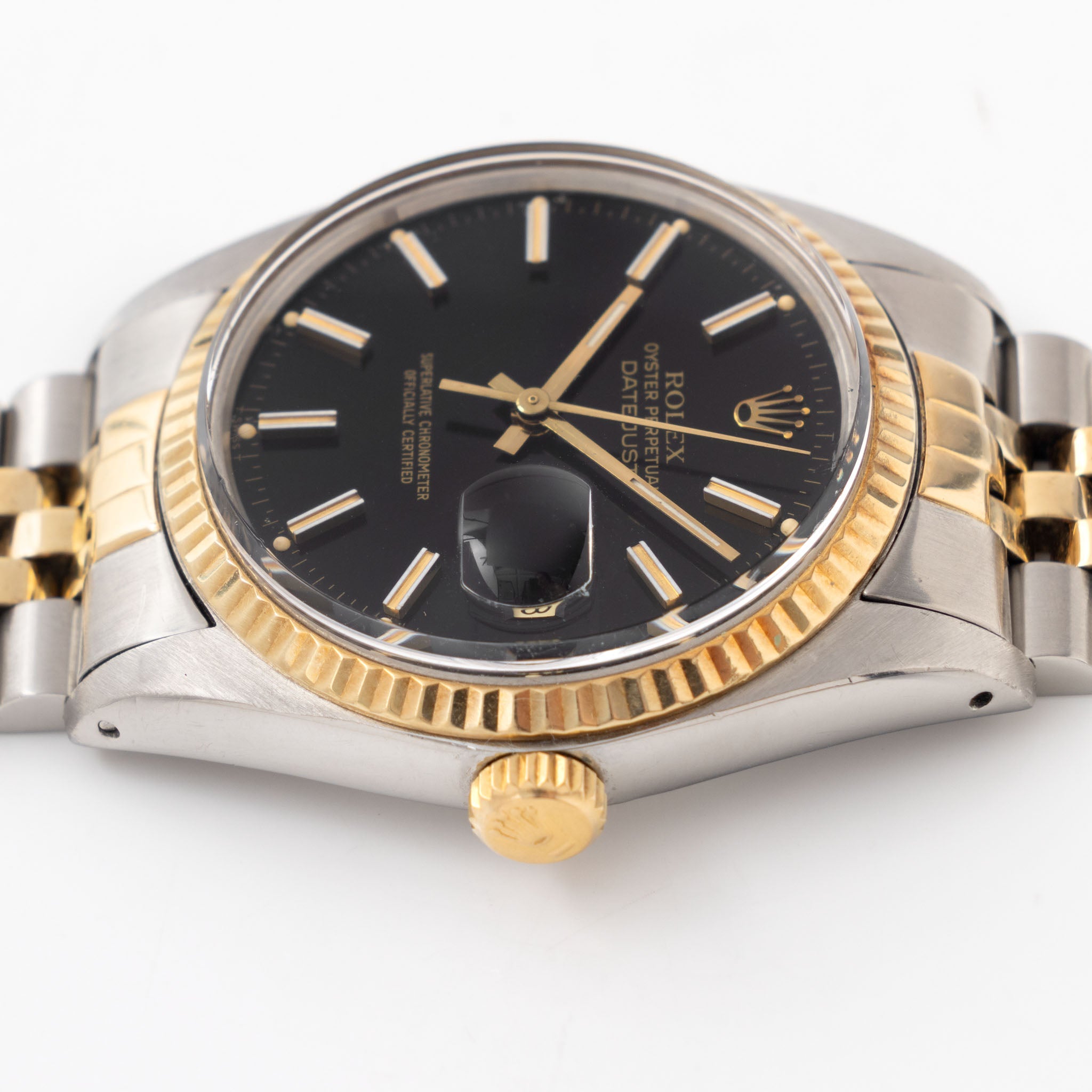 Rolex Datejust 16013 Black Dial with Papers