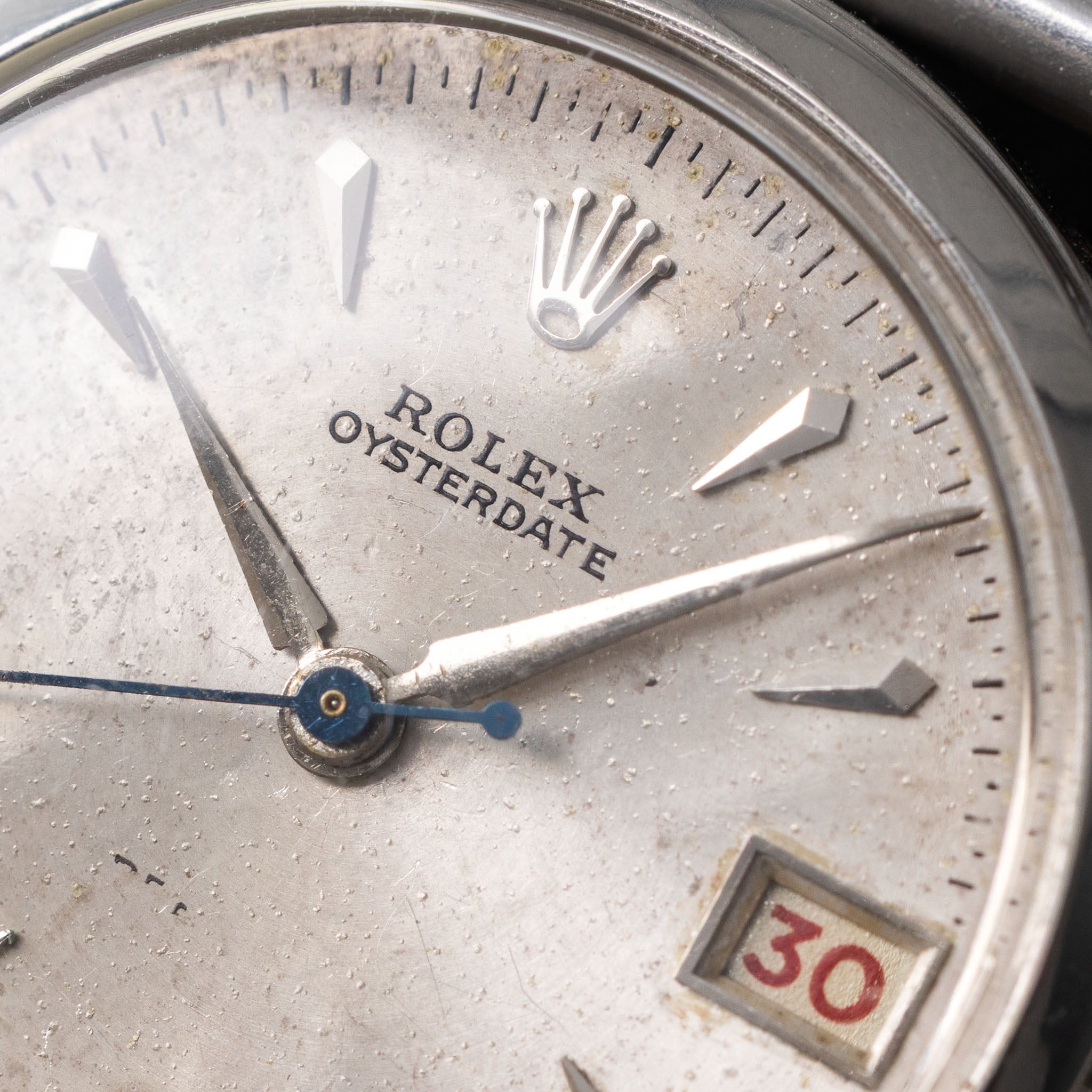 Rolex Oysterdate Precision  Silver Star "Stelline " dial ref 6066