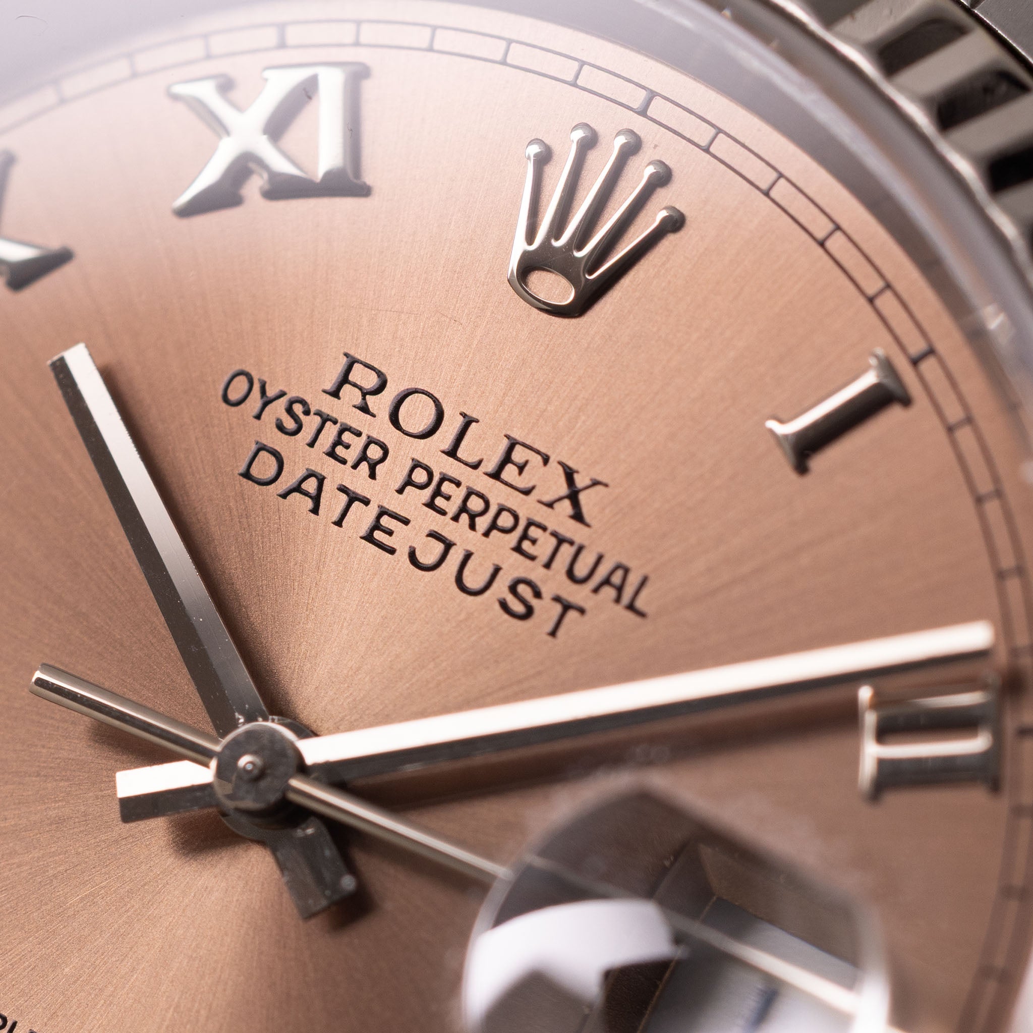Rolex Datejust Salmon dial ref 16234 with Rolex service card