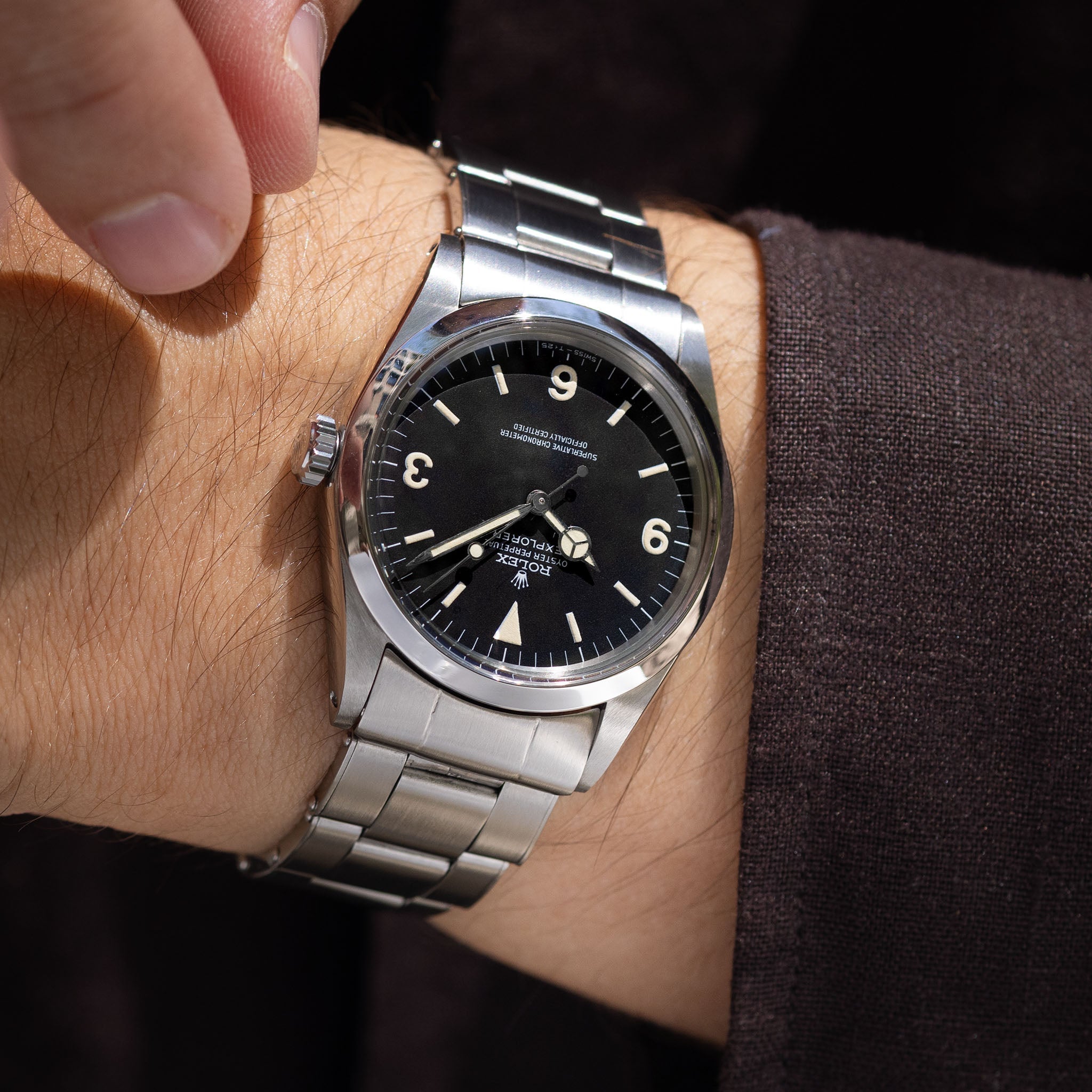 Rolex Explorer 1016 MK1 Frog Foot Dial with Box and Papers