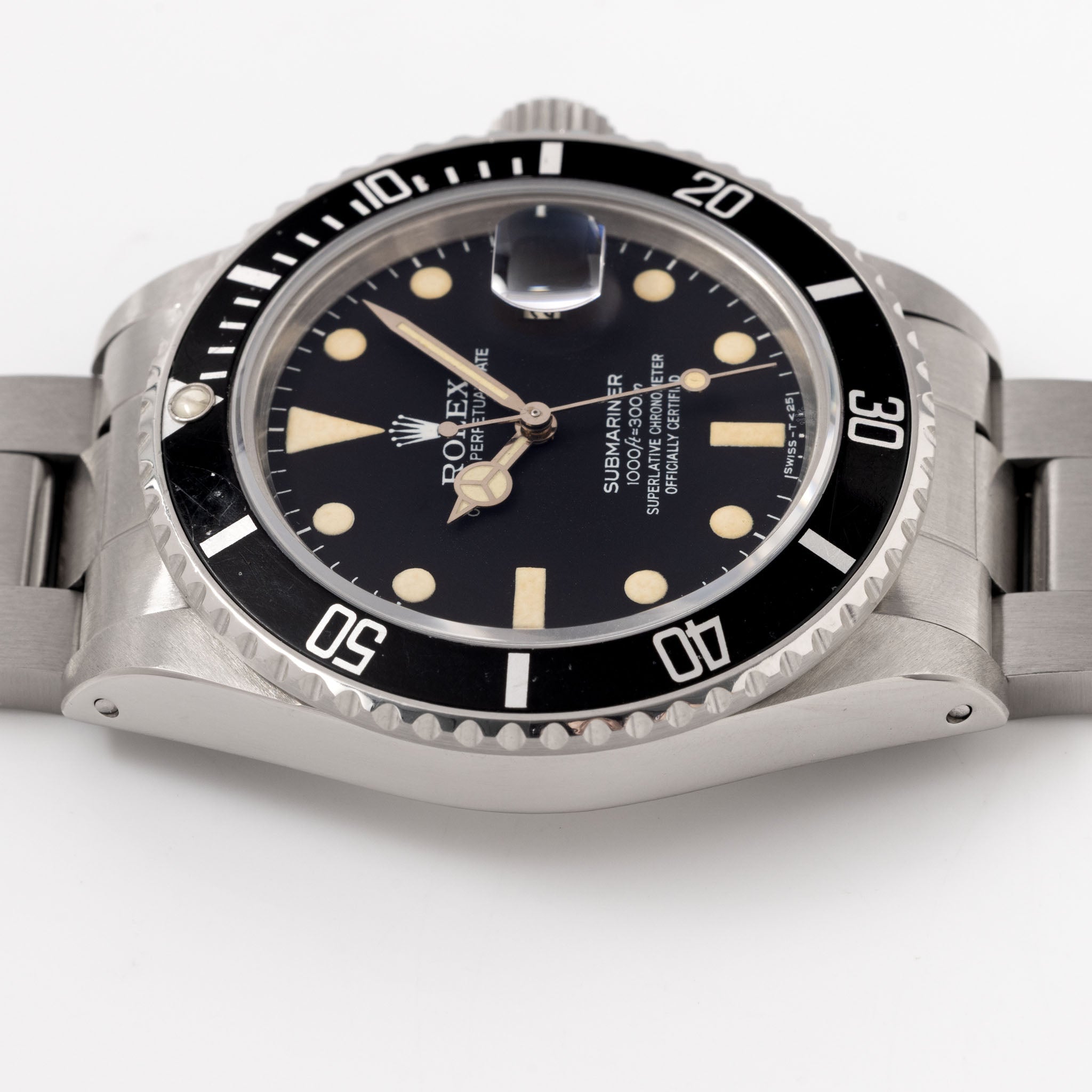 Rolex Submariner 16800 Matte Dial with Creamy Patina