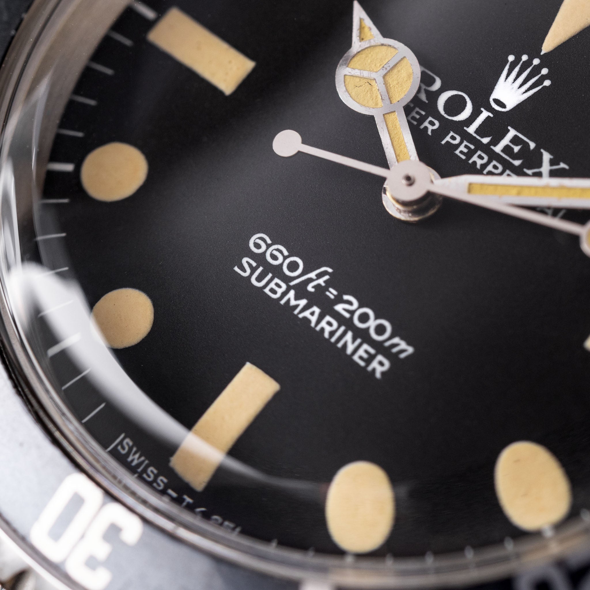 Rolex Submariner 5513 Maxi MK1 Dial with Vivid Patina