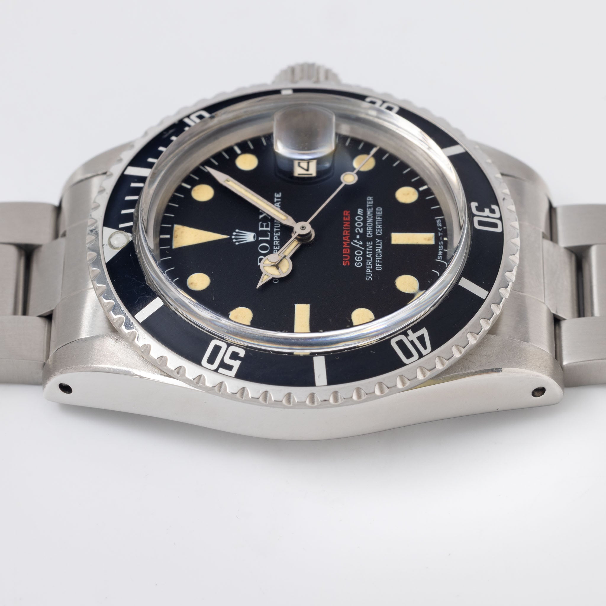 Rolex Submariner 1680 Red MK4 Dial with Vivid Patina