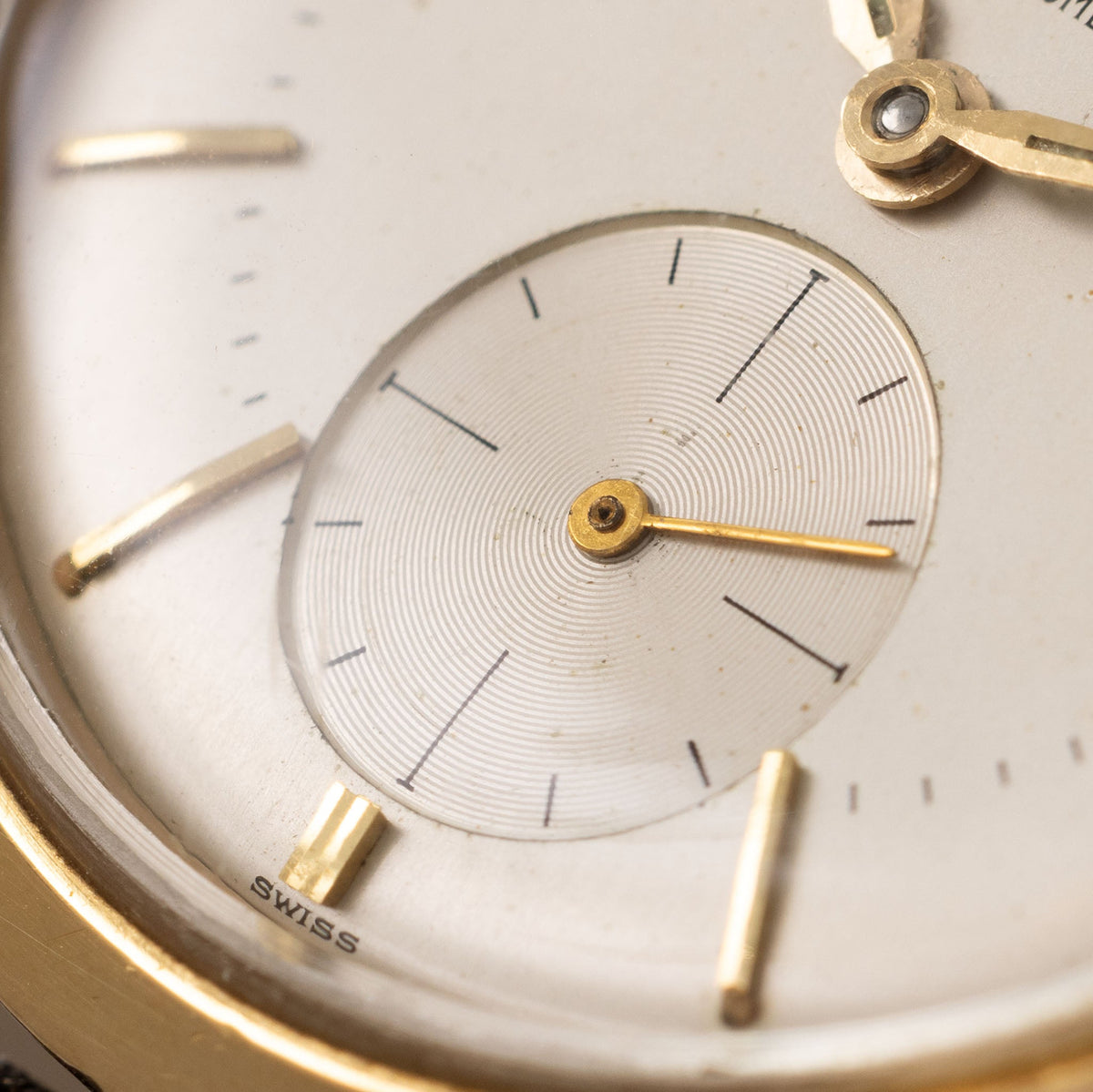Rolex Oyster Veriflat Ref. 6512 Silver Dial "Amtlich Geprüfter Chronometer” in 18k Yellow Gold
