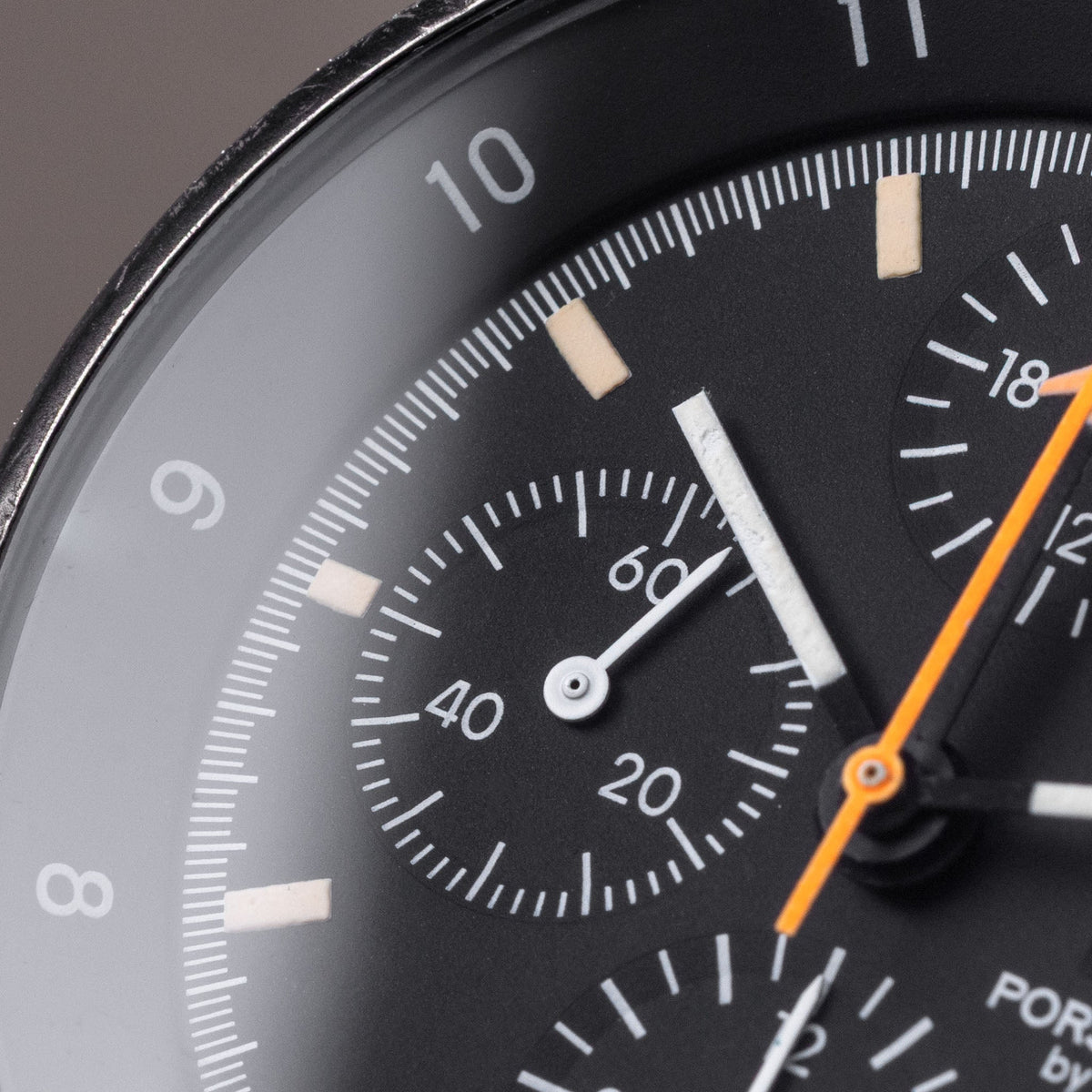 Porsche Design by Orfina Chrono 1 Military 3H Dial Black PVD-Case ref. 7177
