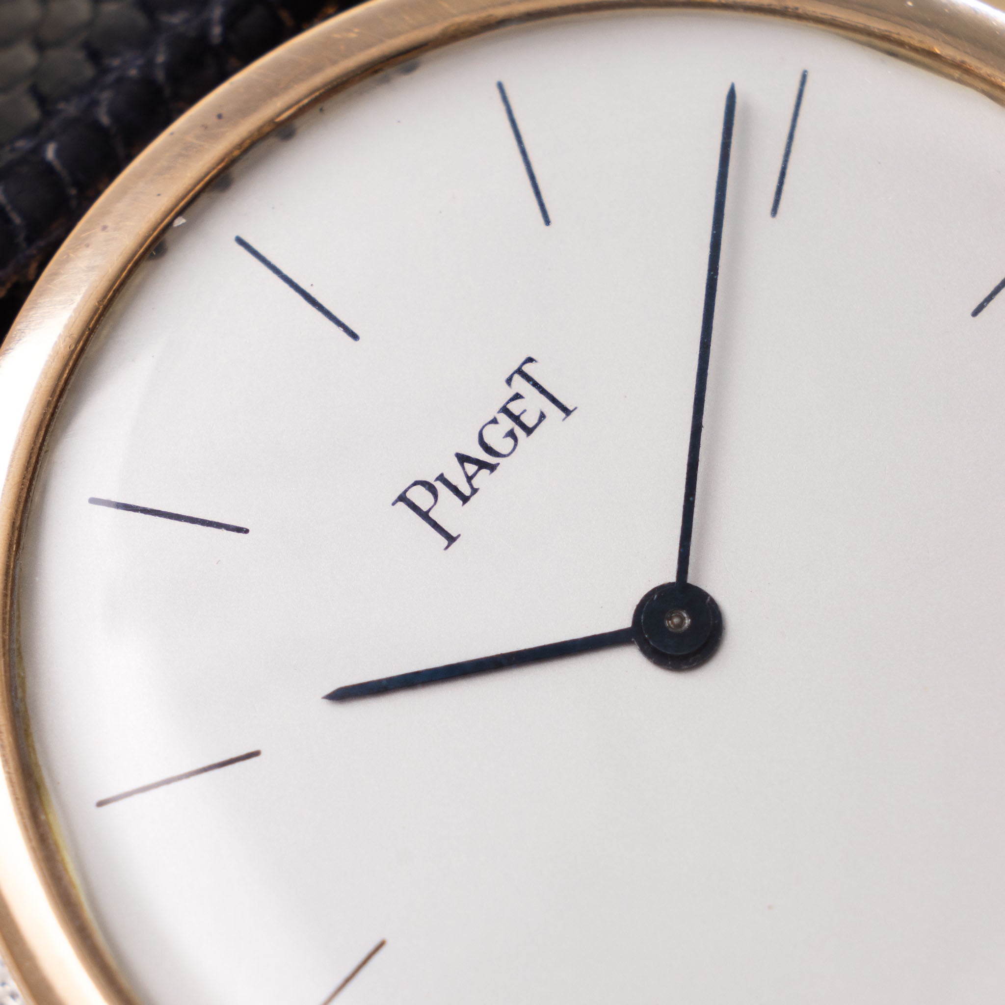 Piaget Altiplano in Rose gold Box and papers ref 903-1 Ex President Congres of Peru -Provenance