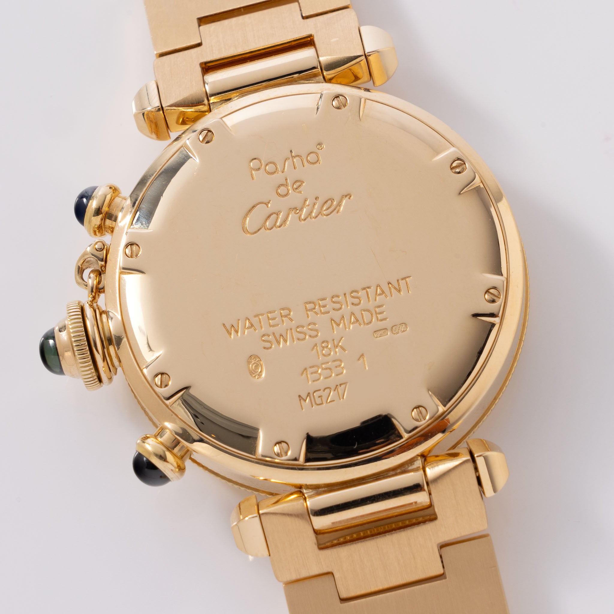 Cartier water resistant swiss made 18k hotsell