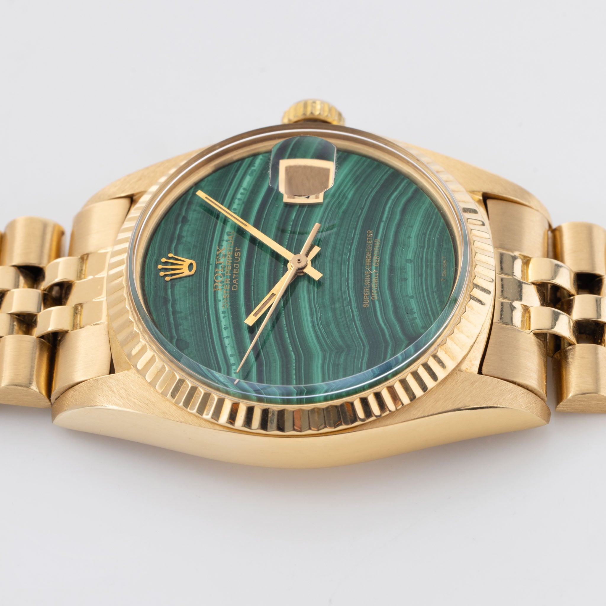 Rolex Datejust 1601 8 Malachite stone dial