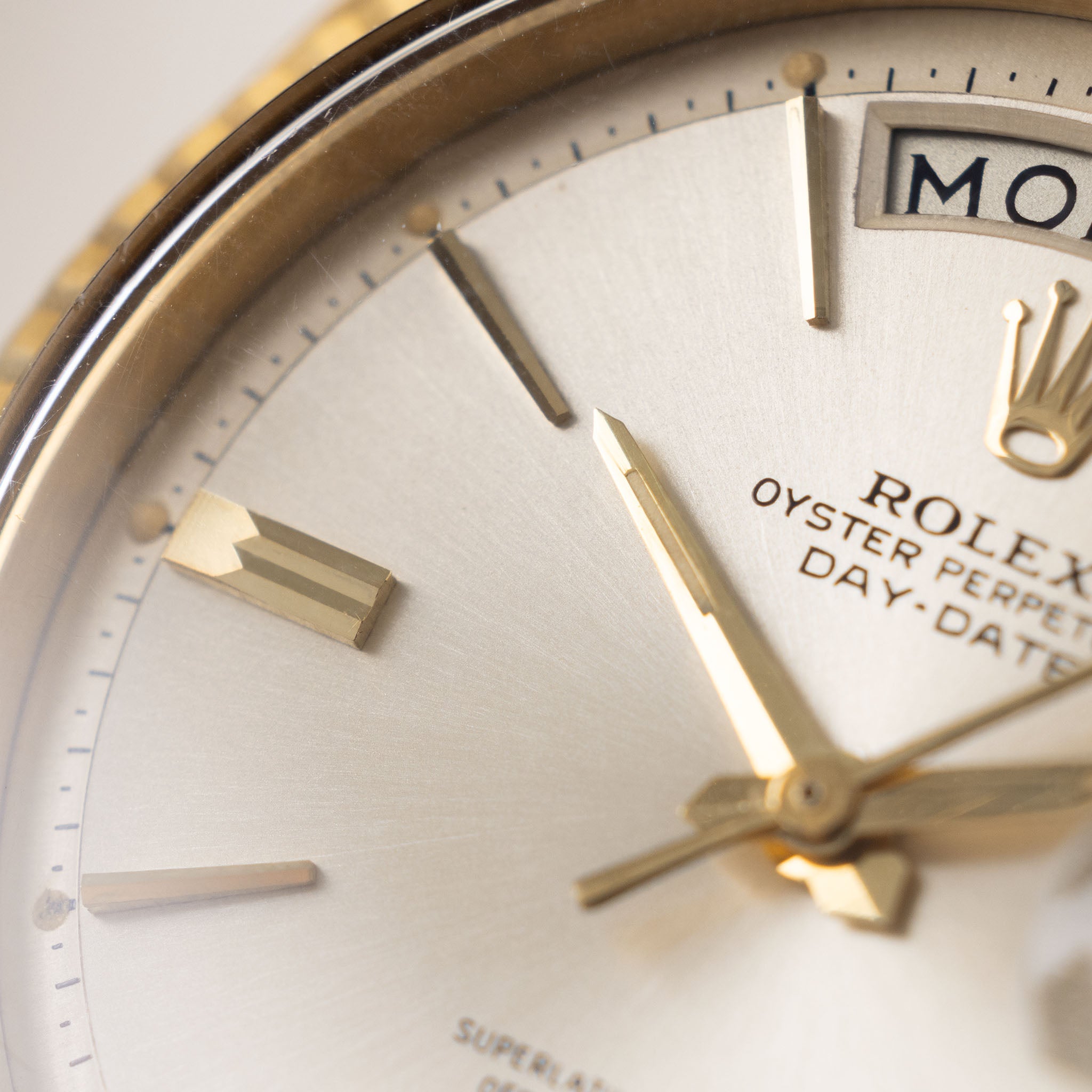 Rolex Day-Date 1803 Silver Dial with Cigarette Hands