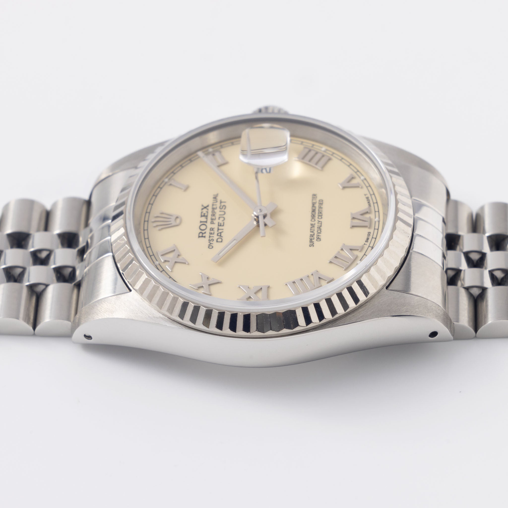 Rolex Datejust Cream Dial with Roman Hours Ref 16234