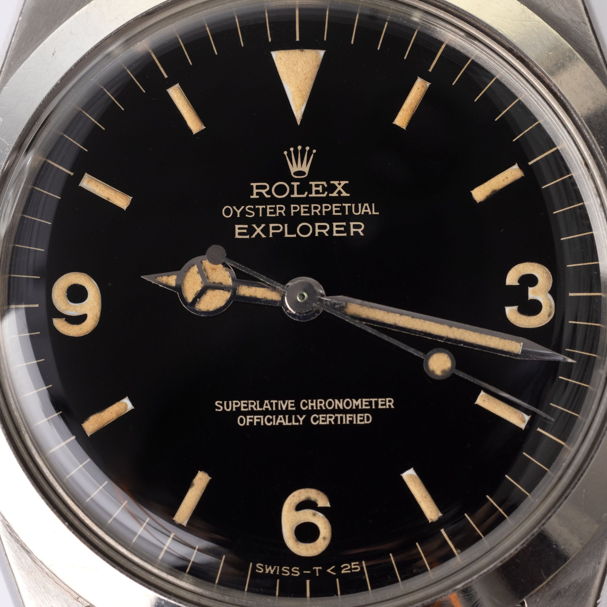 Rolex Explorer 1016 Gilt Dial with Chronometer Papers