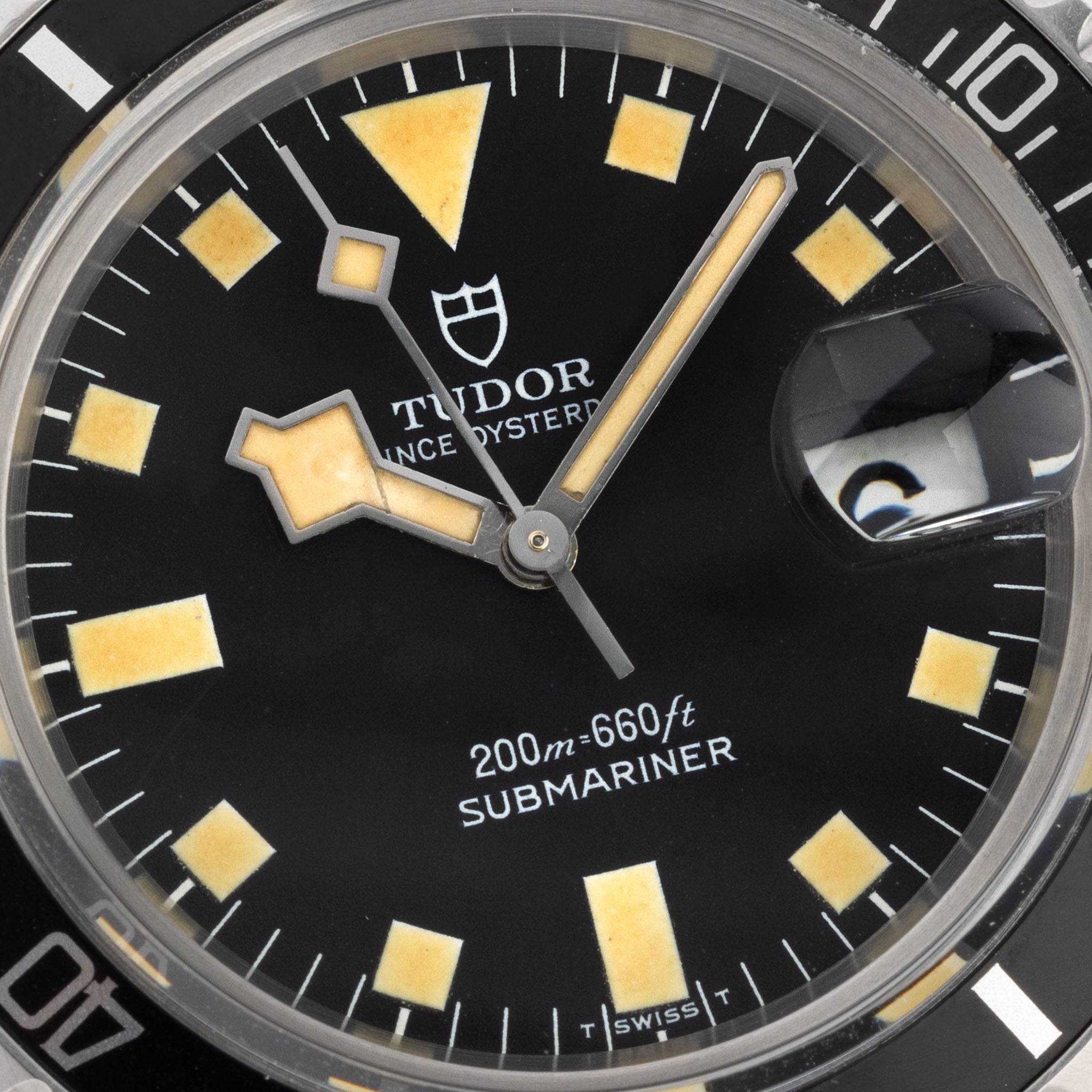 Tudor Submariner Date Black Snowflake 9411 /0 Recent Tudor Service