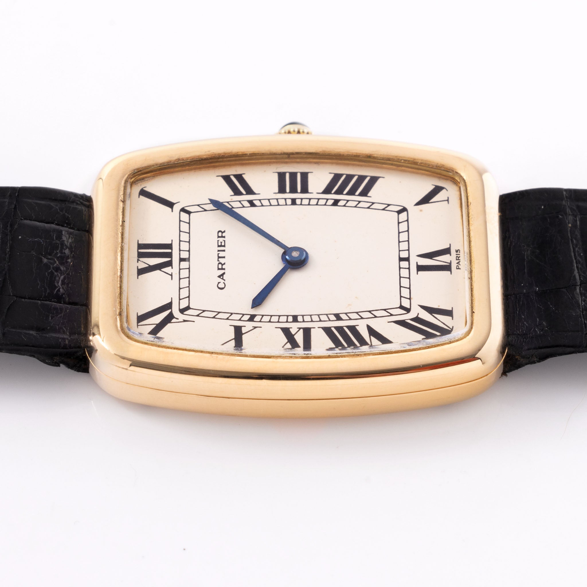 Cartier Tonneau Fabergé 7810 18k Yellow Gold