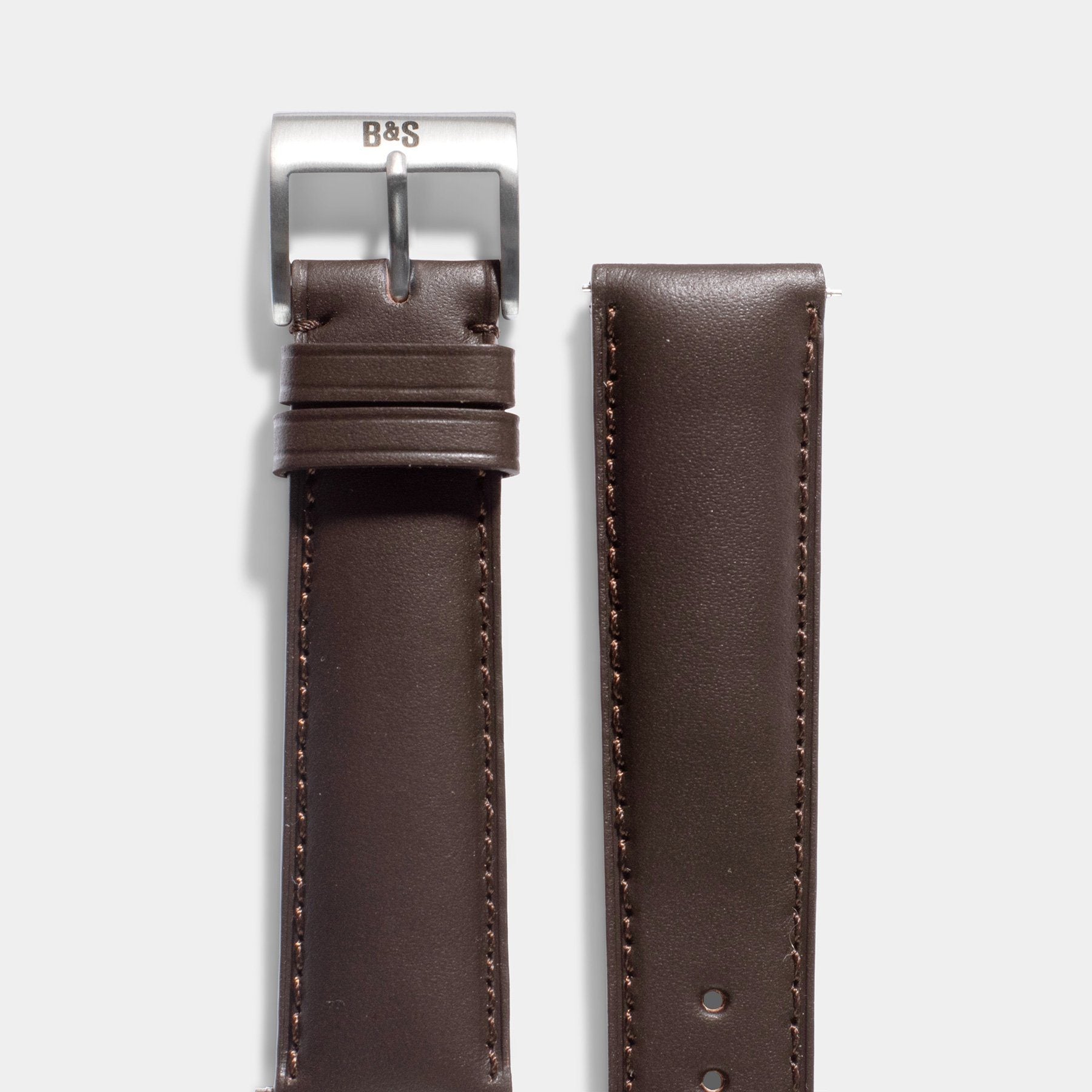 B&S Antique Brown Leather Strap