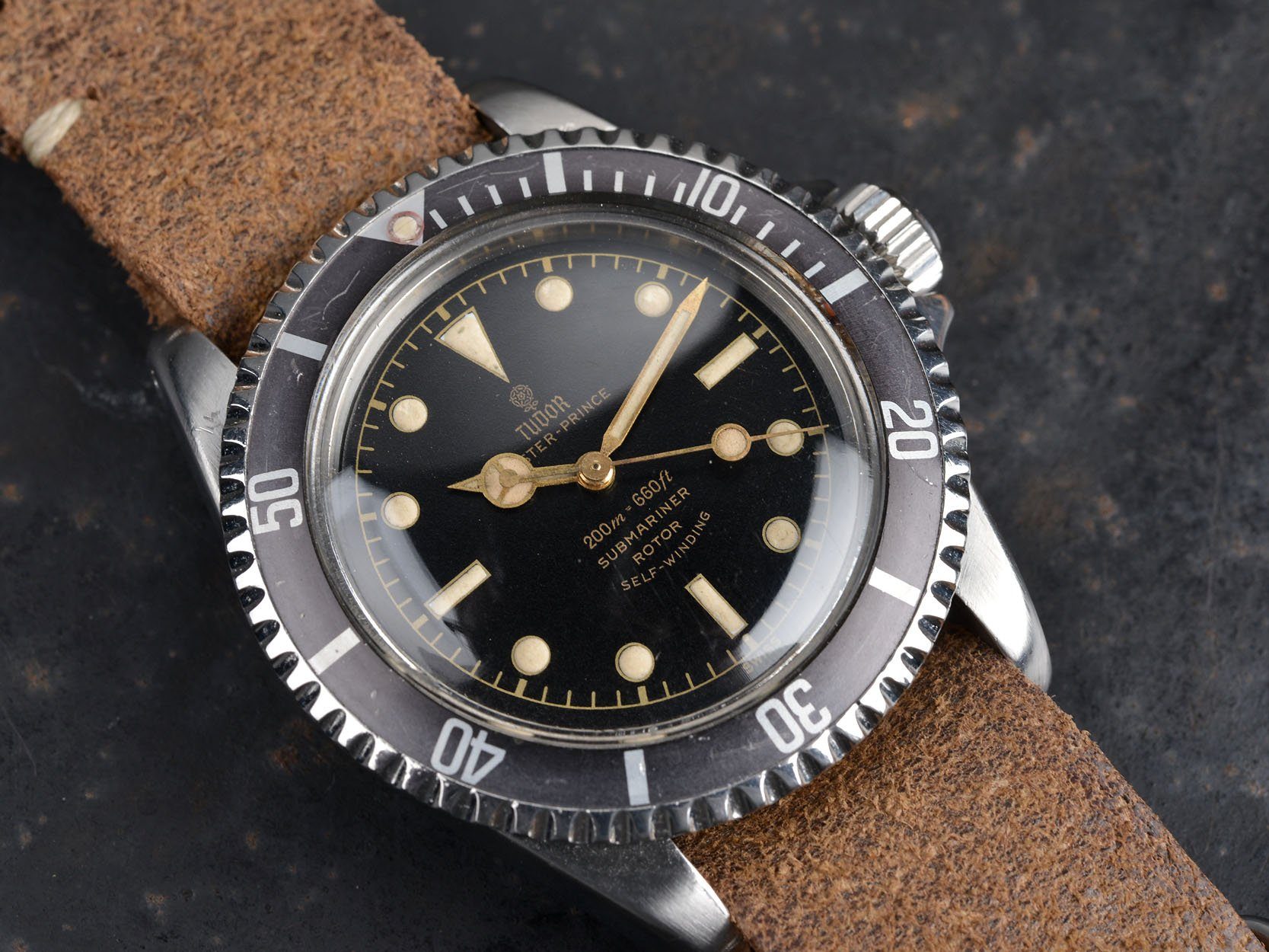 TUDOR 7928 PCG GILT SUBMARINER EXCLAMATION DOT