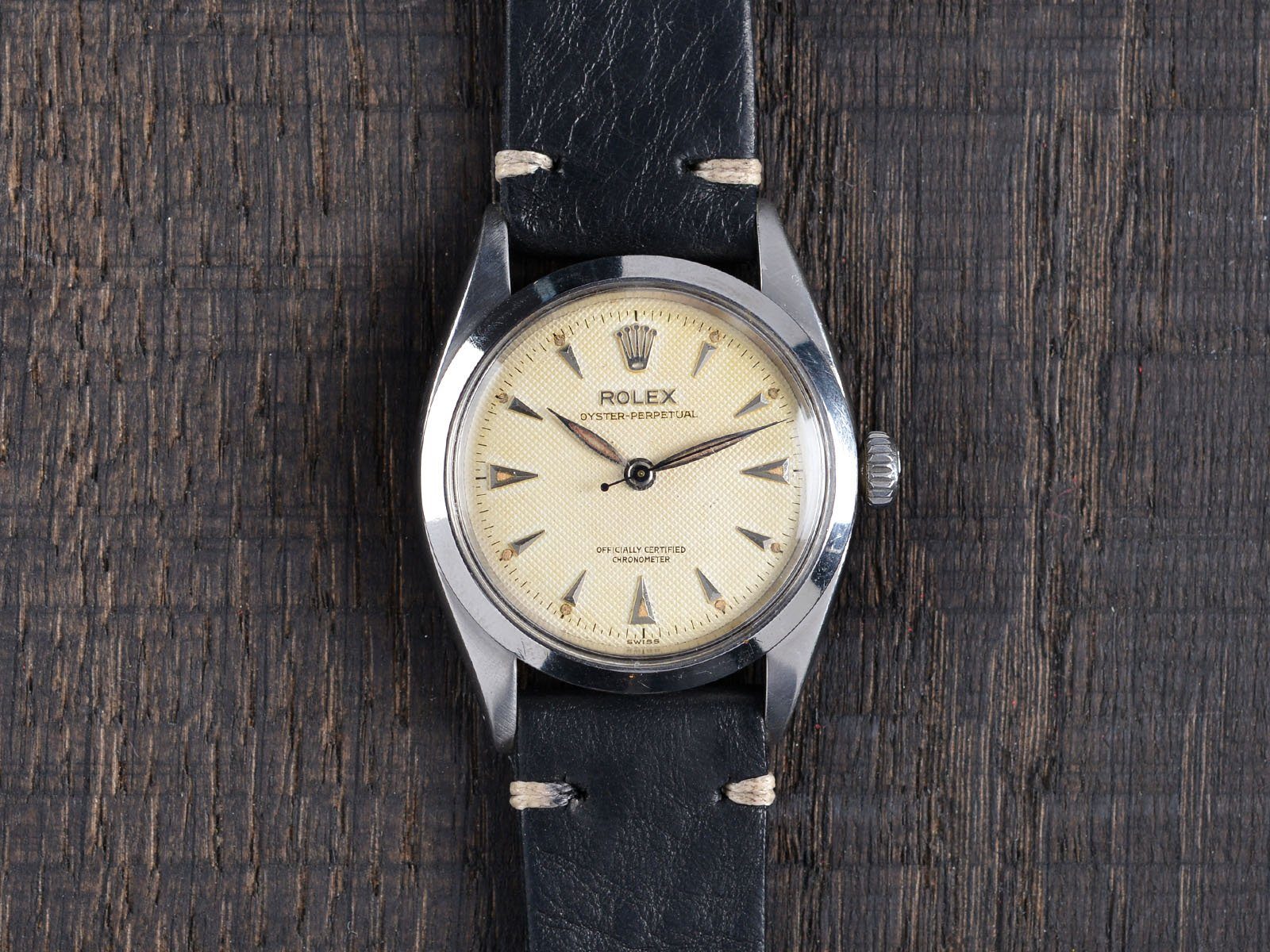 ROLEX 6850 OYSTER PERPETUAL WAFFLE DIAL