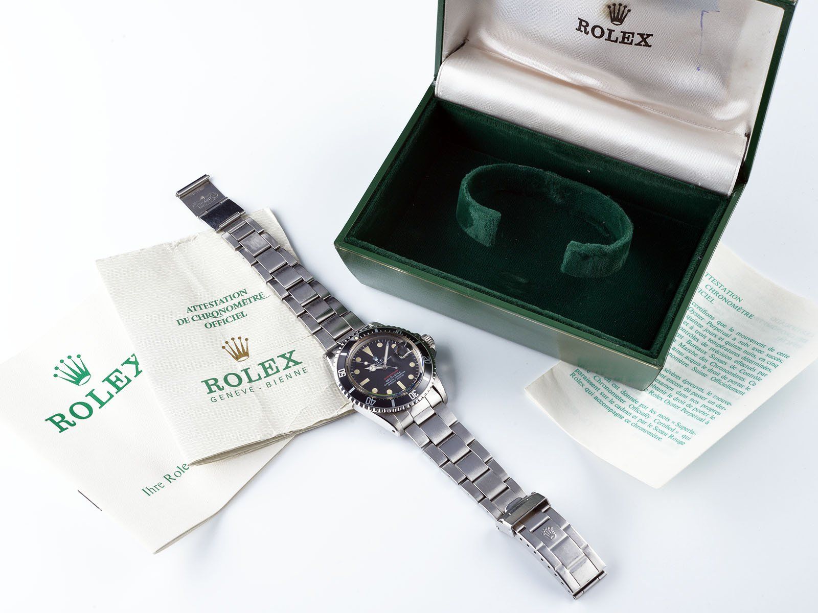 ROLEX 1680 RED ‘FROM ROAD TO REEF’ CURATED PACKAGE