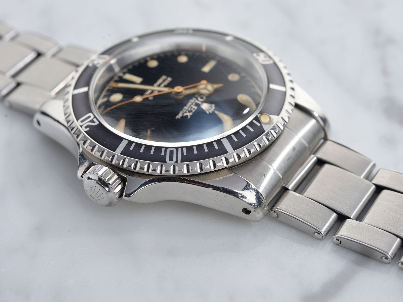 ROLEX 5512 PCG GILT CHAPTER RING EXCLAMATION POINT SUBMARINER
