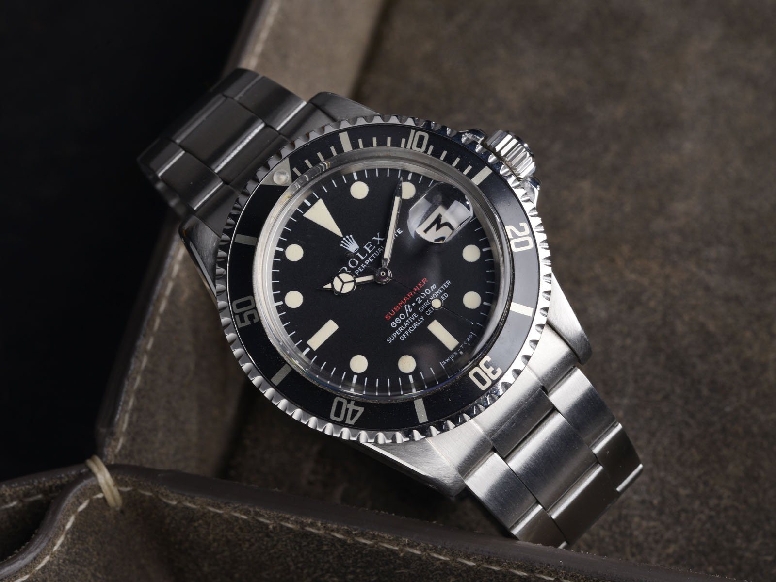 CURATED ROLEX 1680 RED SUBMARINER FROM 1970