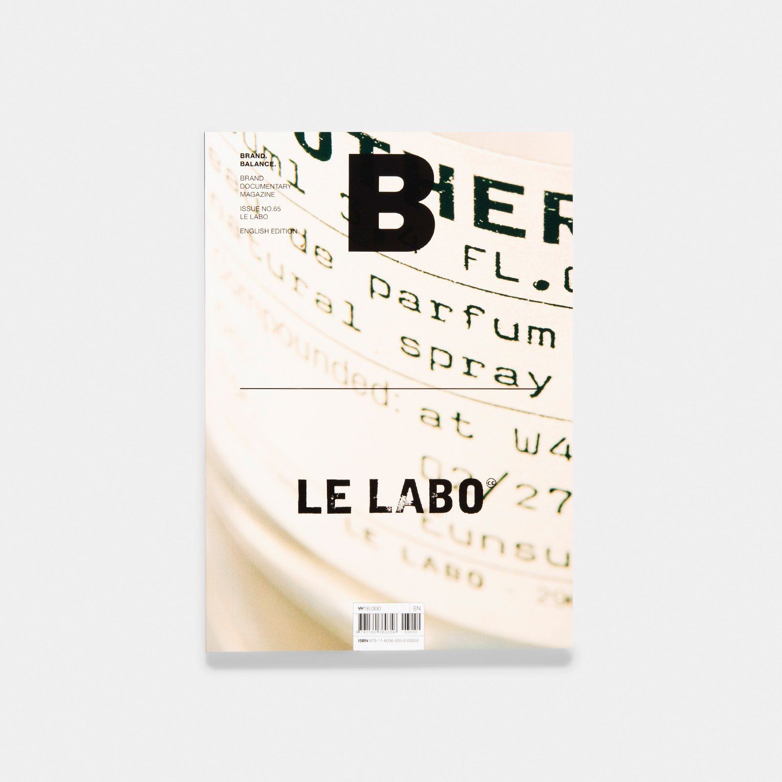 Magazine B Issue 65 LE LABO