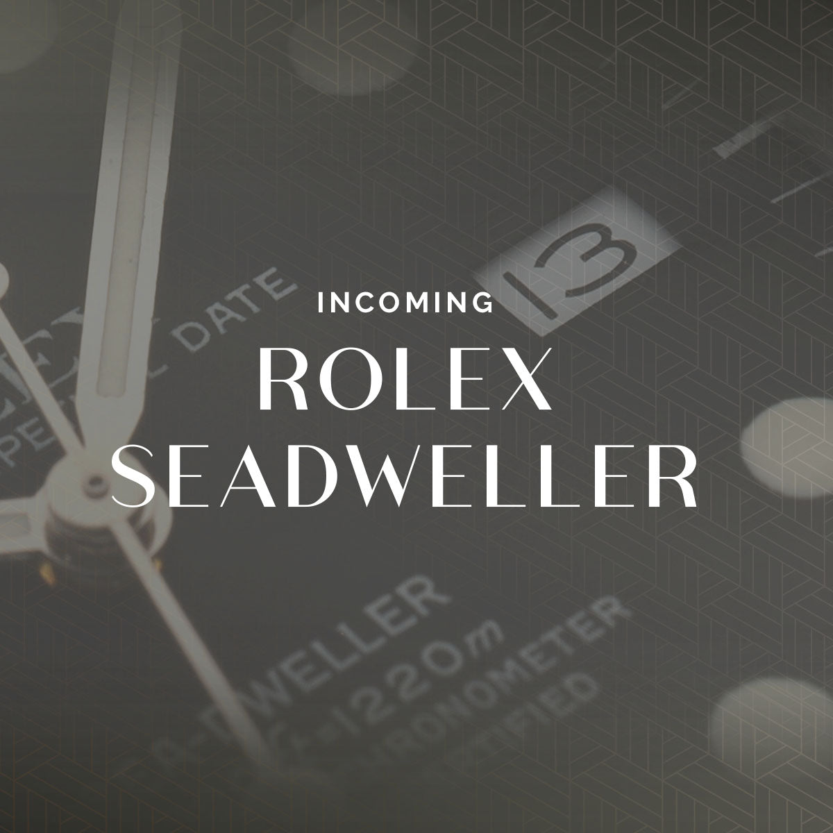 Rolex Sea-dweller 1665 MK4 matte dial - incoming