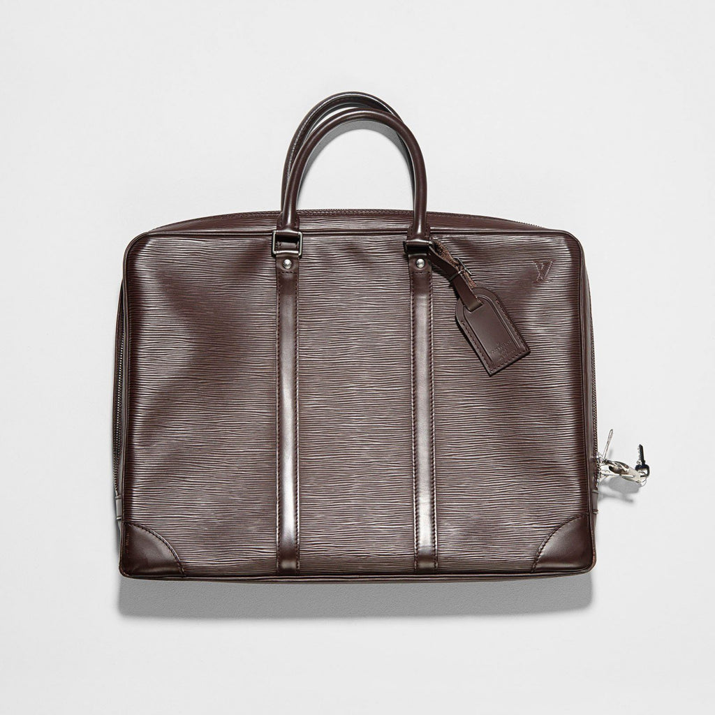 Louis Vuitton Epi Brown Soft Briefcase / Porte-Document Voyage