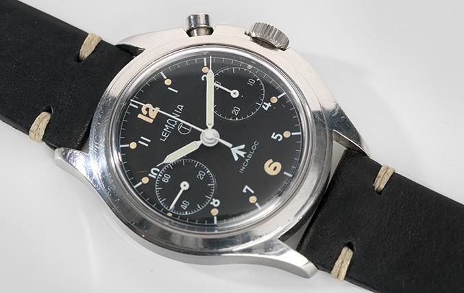 Lemania Issued Mono Pusher Chronograph Royal Air Force