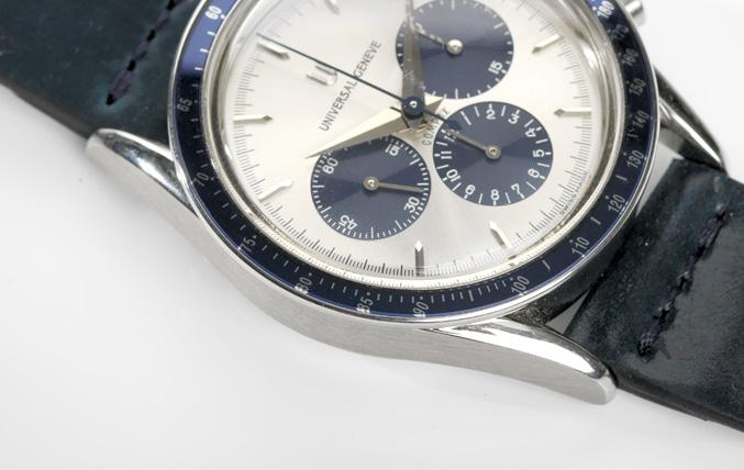 Universal Geneve  Blue Compax Reference 884.495