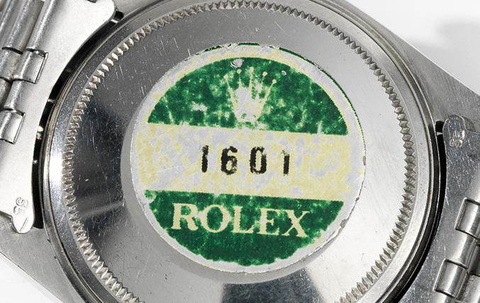Rolex Datejust Wide Boy Dial Ref. 1601 with papers