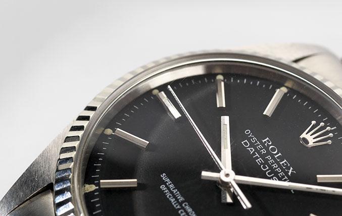 Rolex Datejust Black Dial Reference 1601