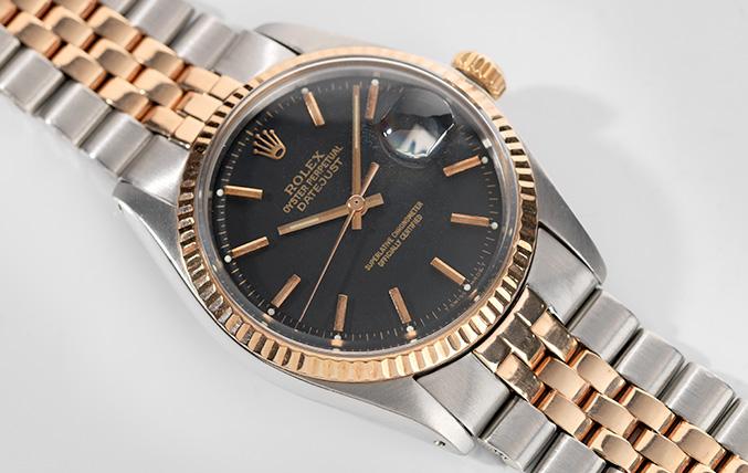 Rolex Datejust Two Tone ‘Rose’ Gold 1601