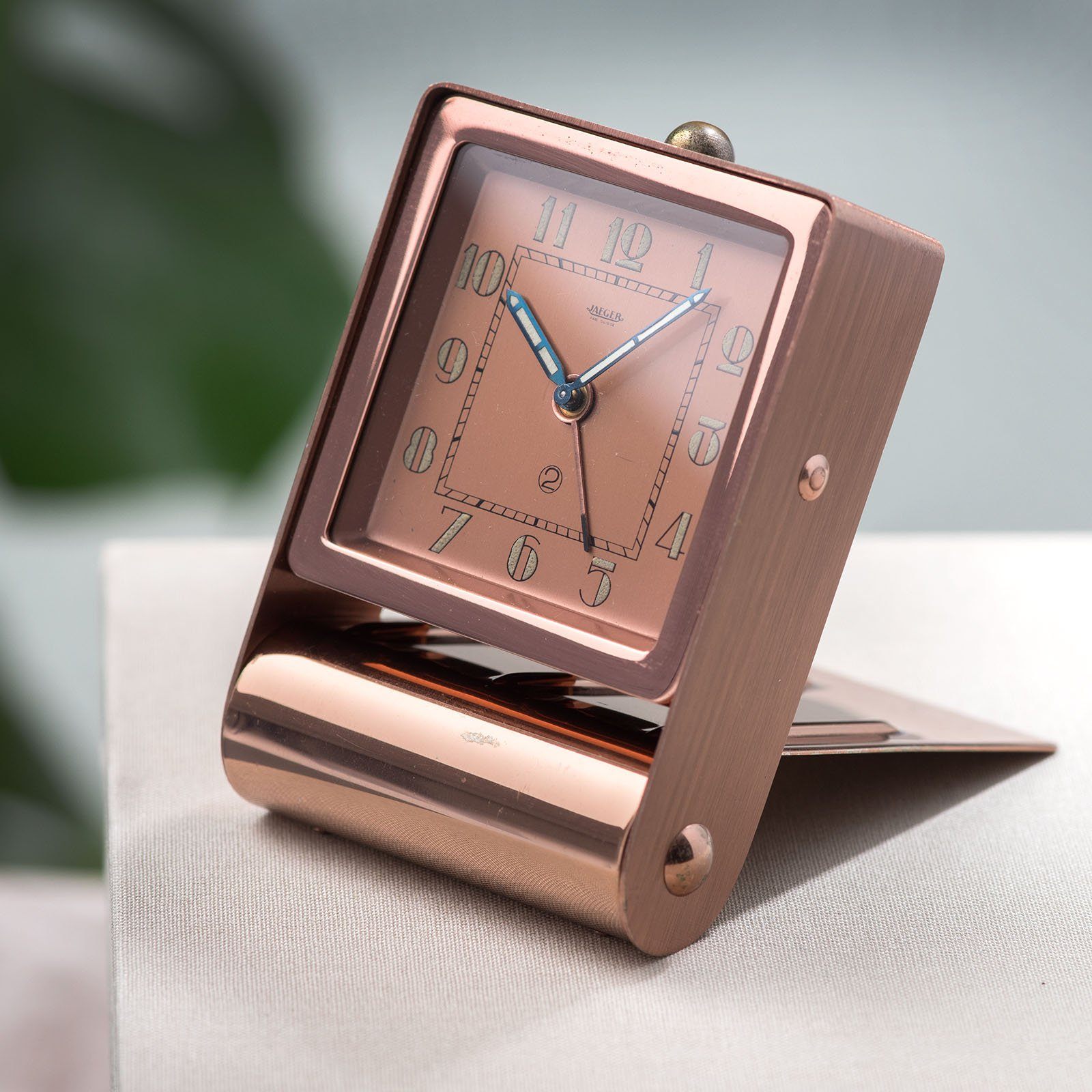 Art Deco style desk clock by Jaeger Le Coultre