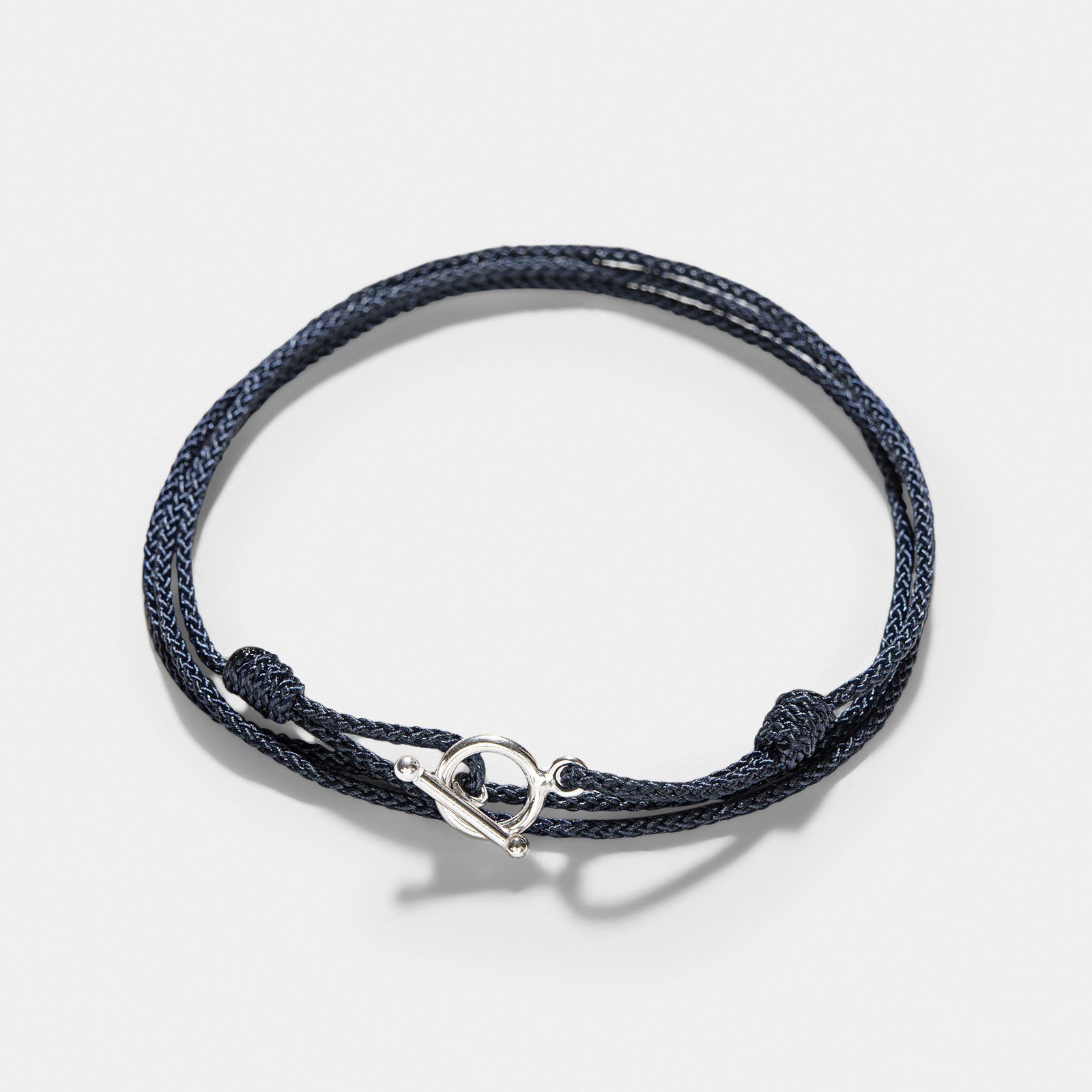 Oskar Gydell Blue Nylon Rope Bracelet