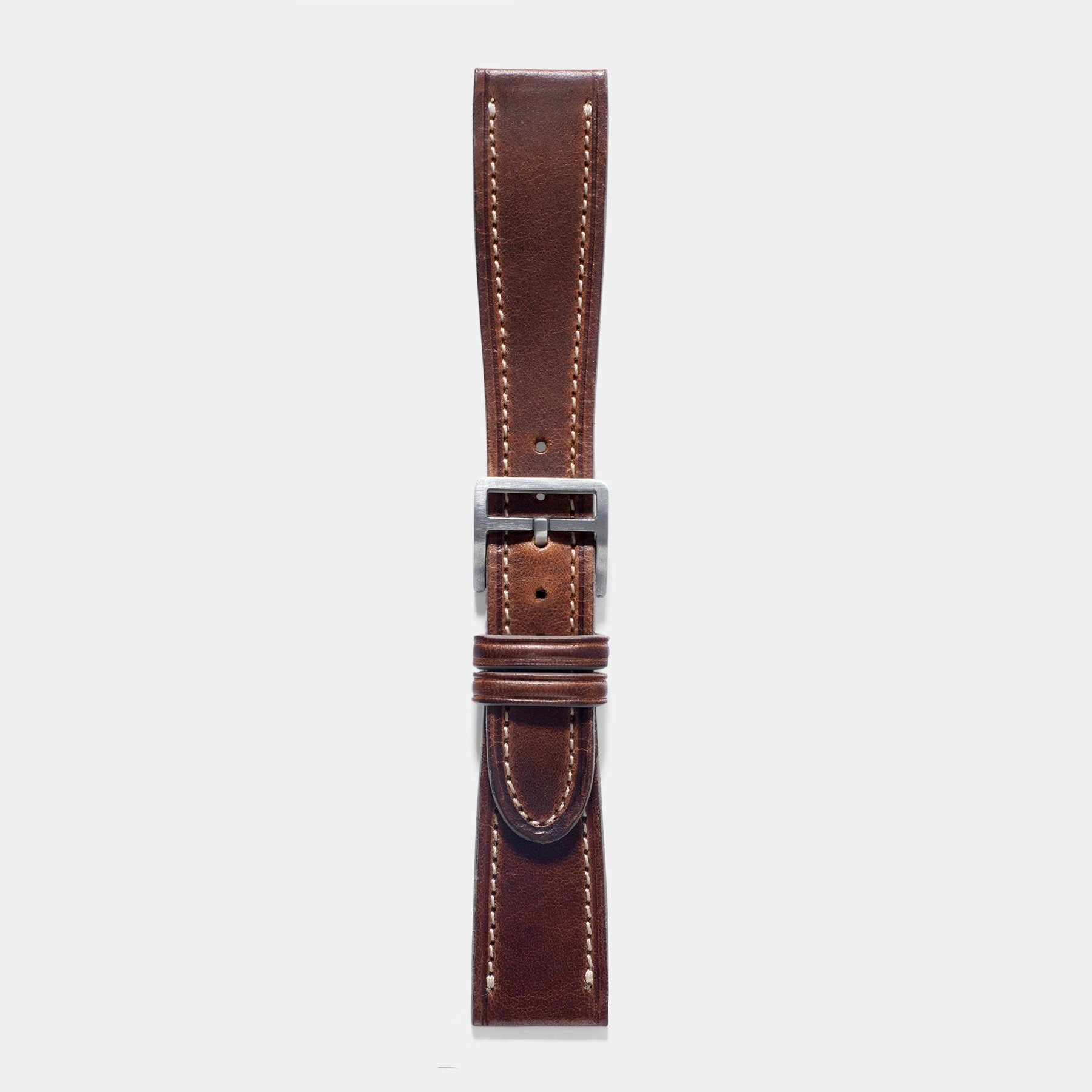 Le Métropolitain Brown Leather Watch Strap