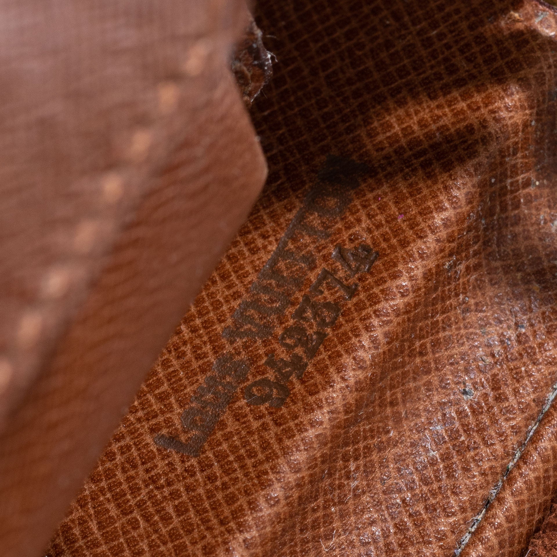 Louis Vuitton 90s vintage mini belt bag in orange epi leather