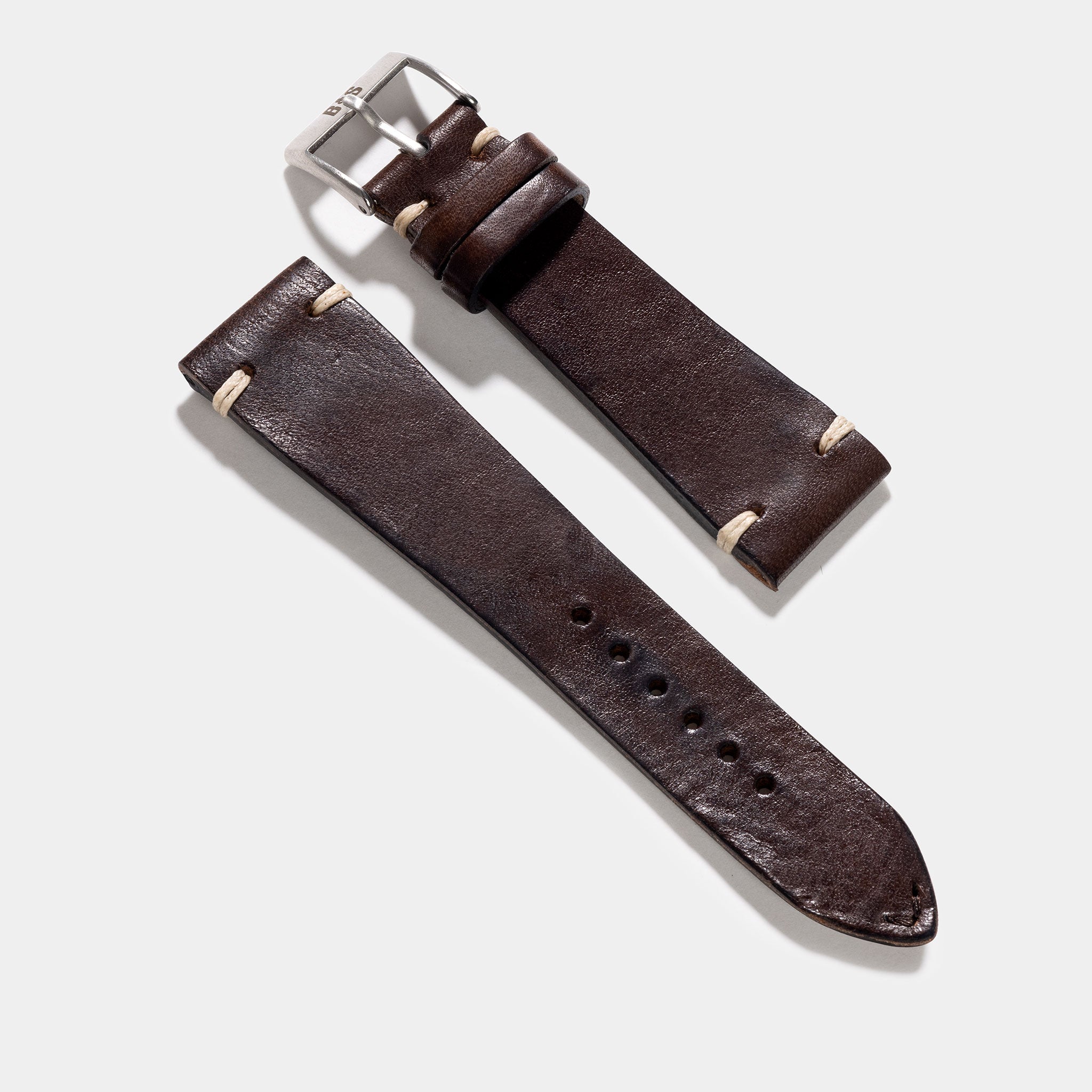 Lumberjack Brown Leather Watch Strap