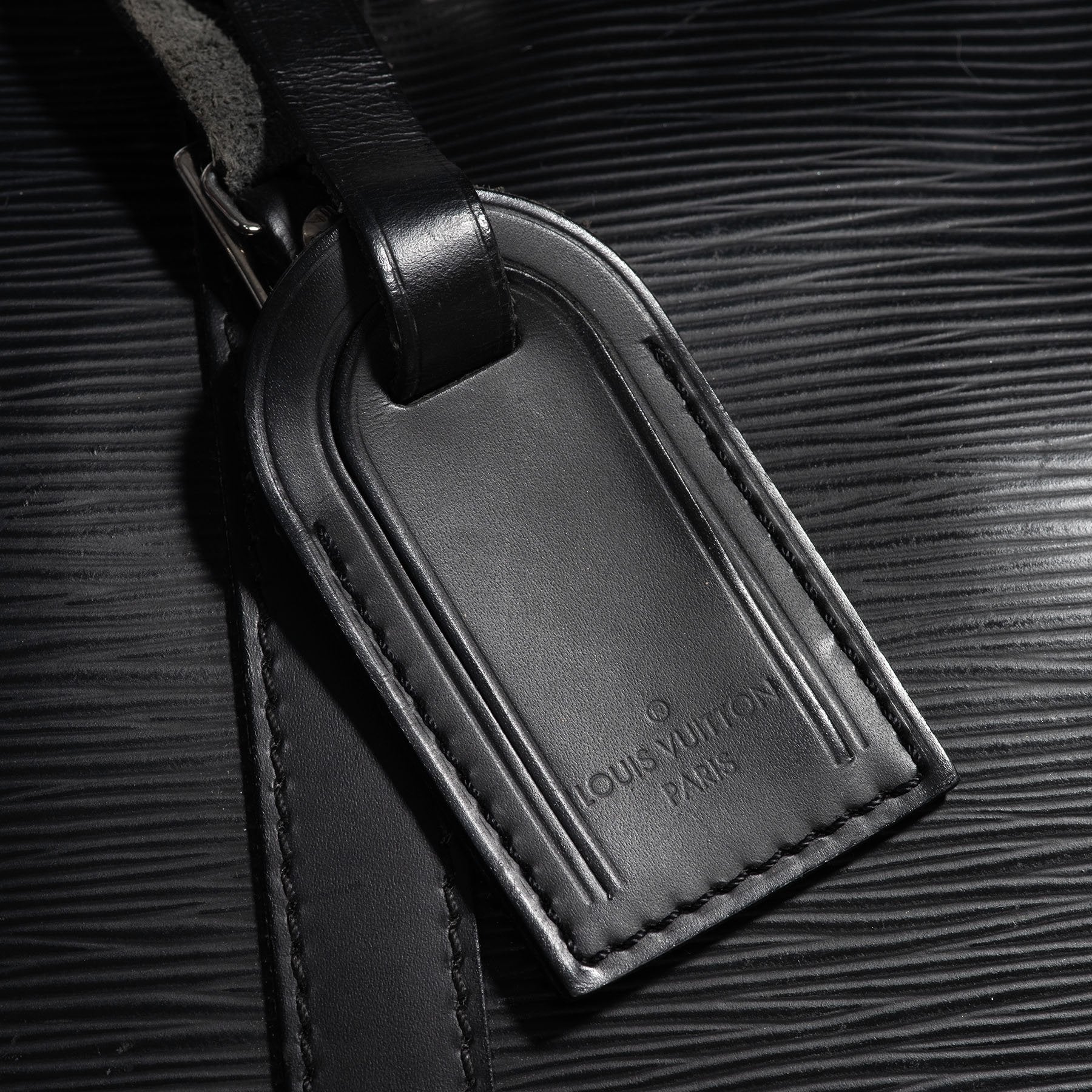 Porta-documentos Louis Vuitton Voyage en cuero Epi negro