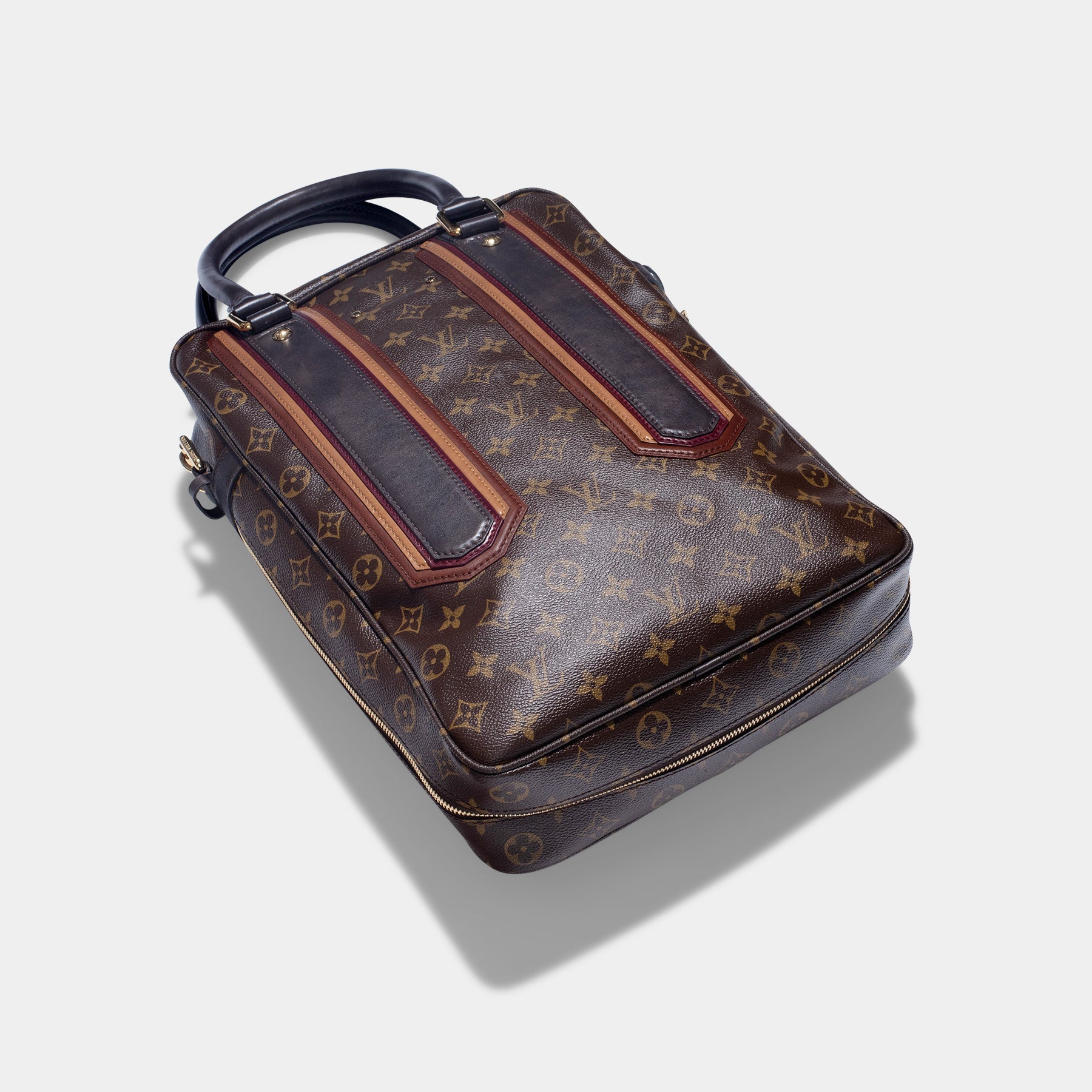 Louis Vuitton, Bags, Louis Vuitton Limited Edition Monogram Bequia Porte  Document Vertical Bag