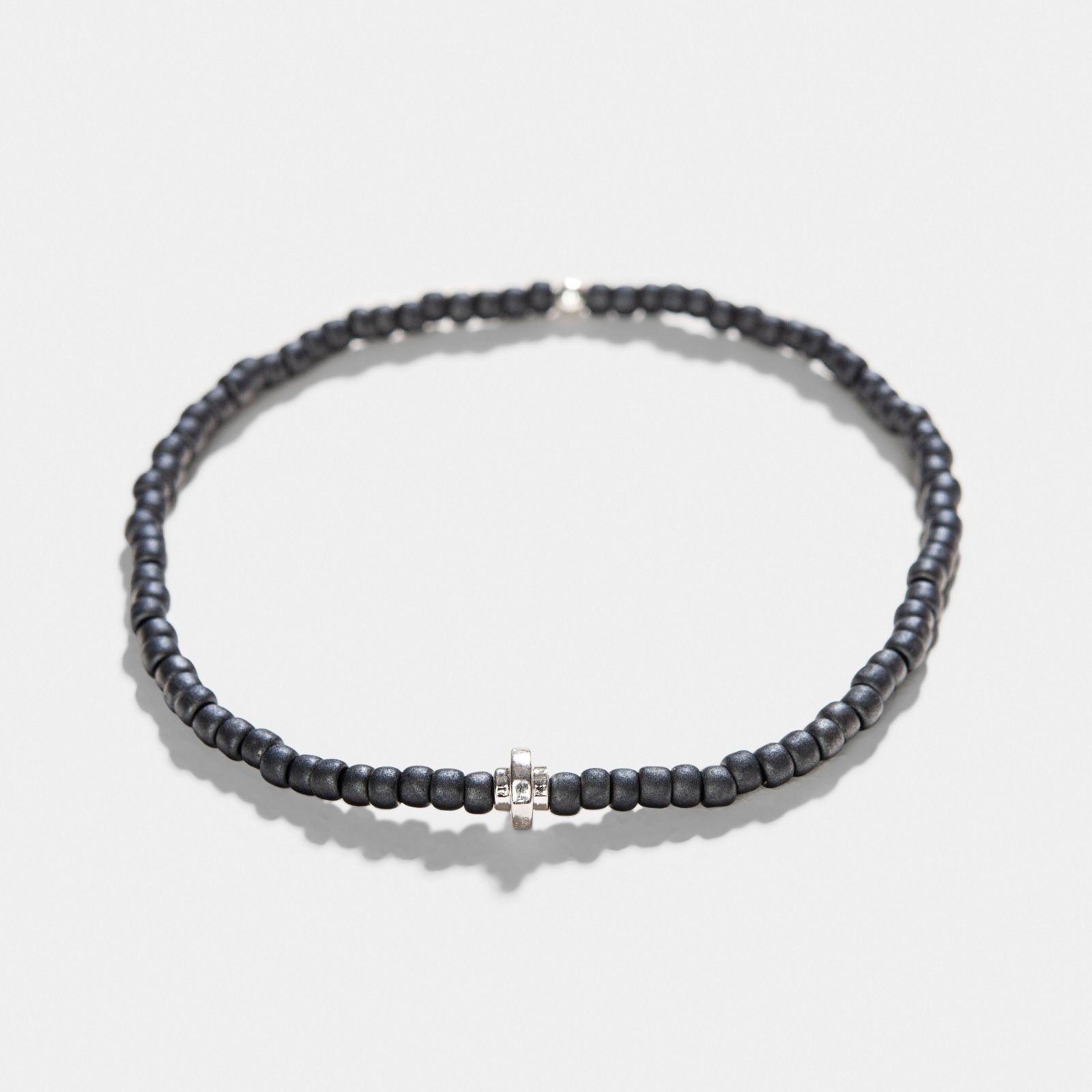 Oskar Gydell Dark Grey Toho Bracelet