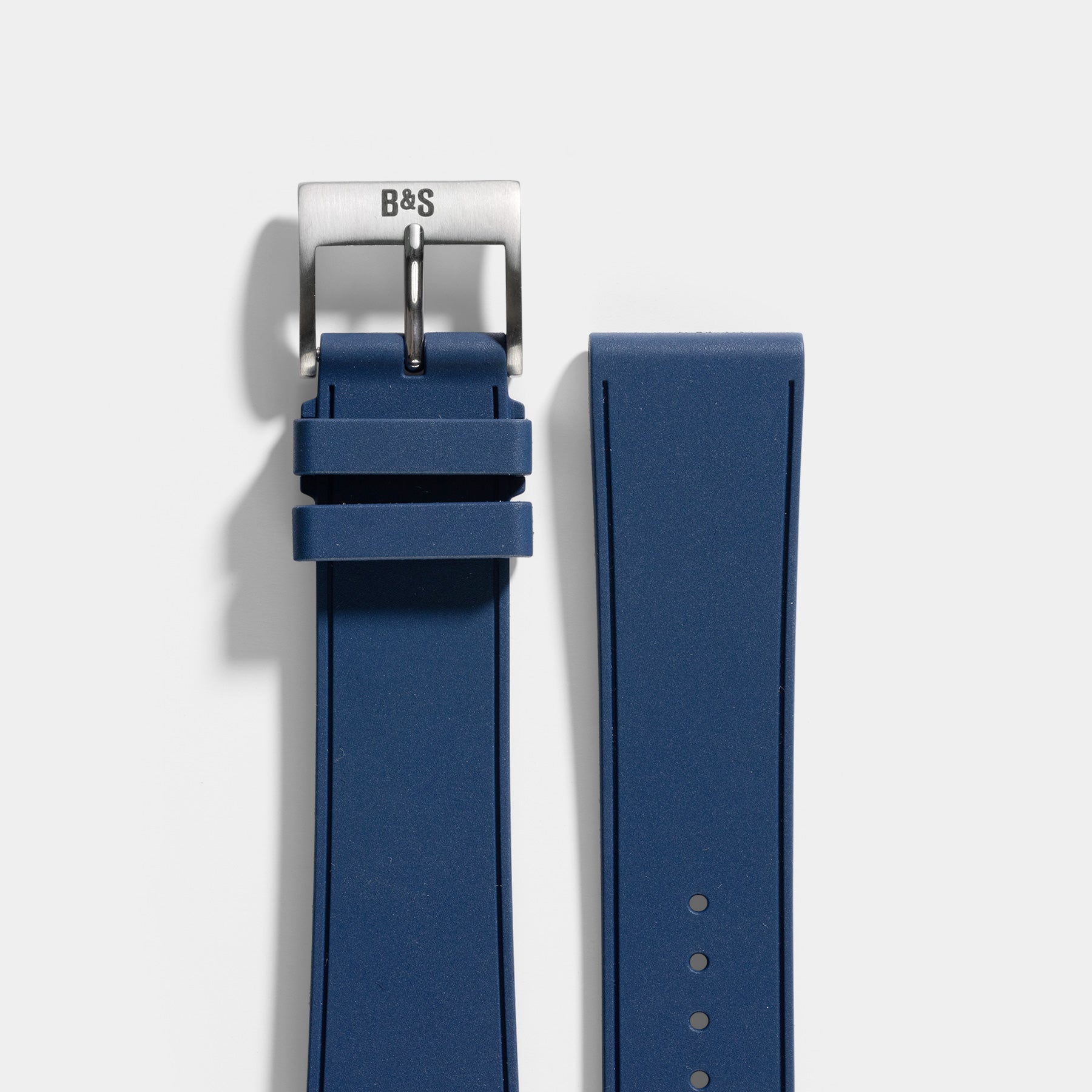 Sailor Blue Vegan Rubber Watch Strap