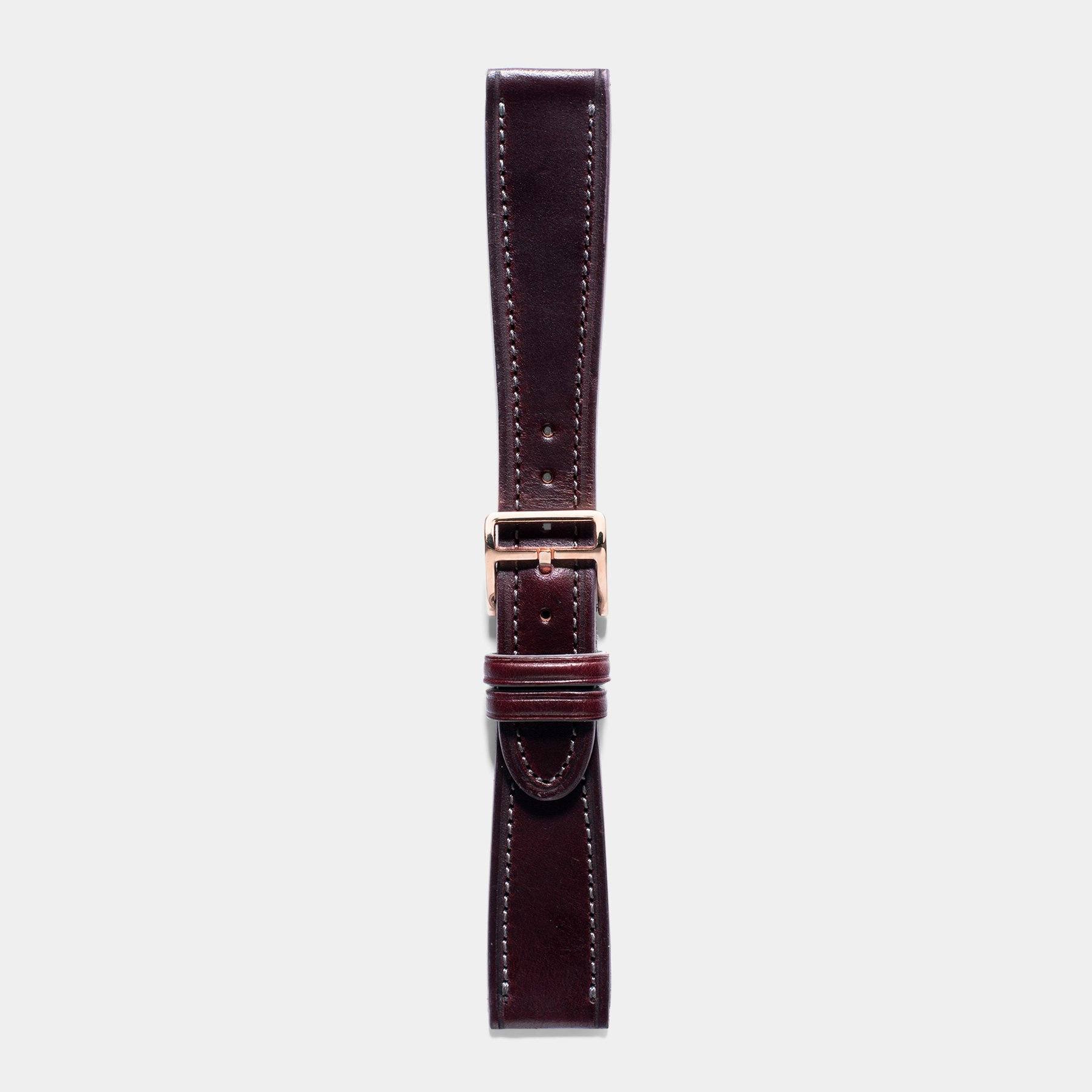 St. Émilion Bordeaux Leather Watch Strap