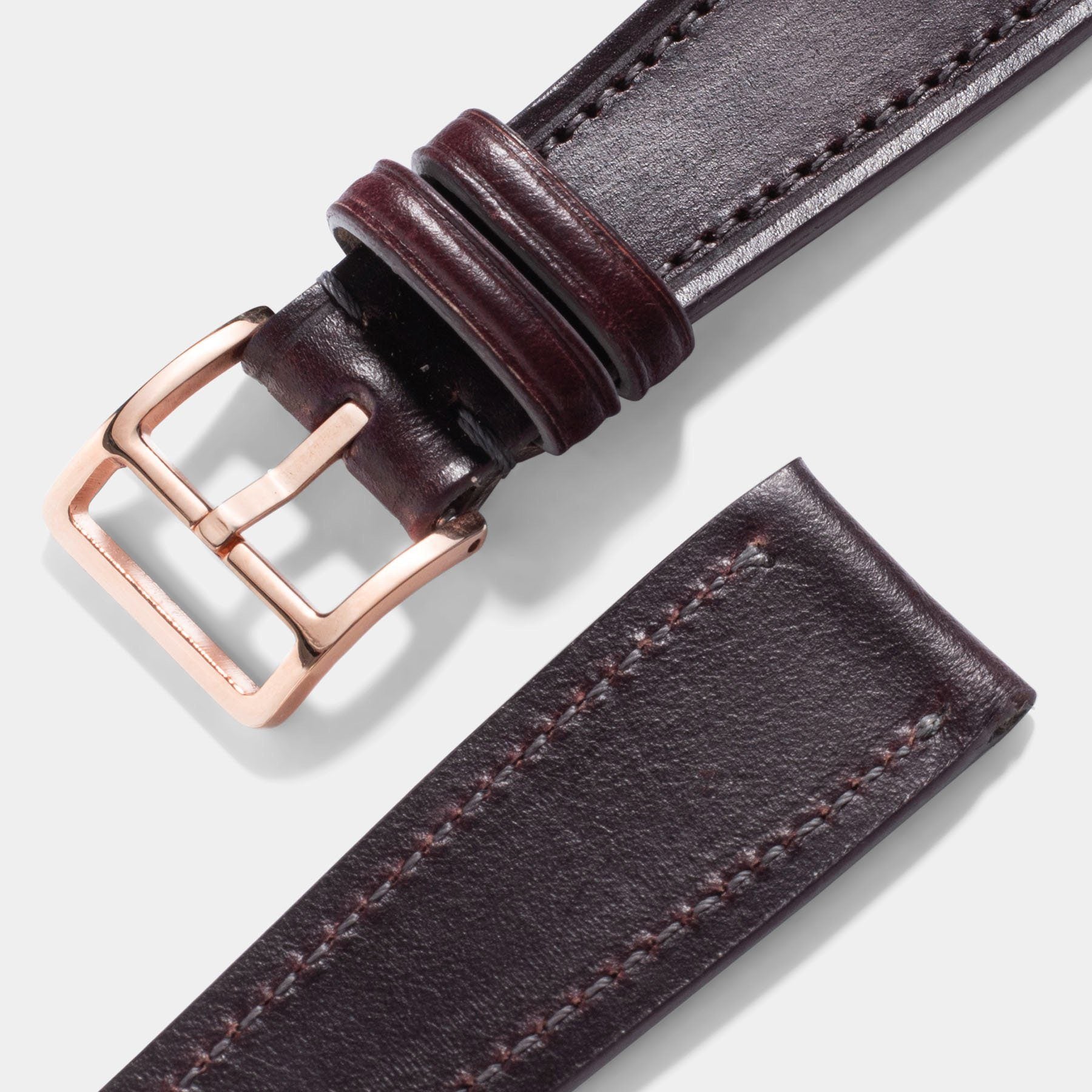 St. Émilion Bordeaux Leather Watch Strap