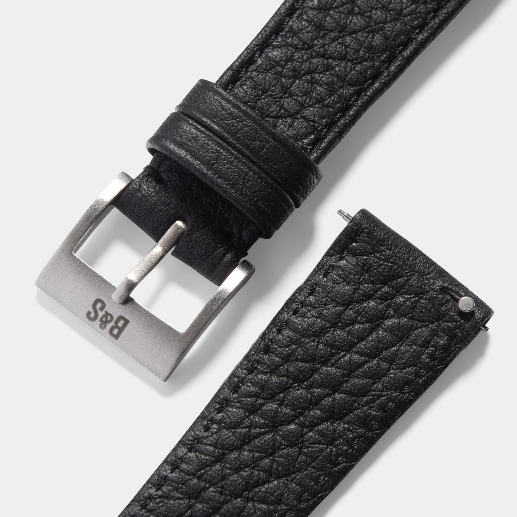 Taurillon Black Speedy Leather Watch Strap - Change It
