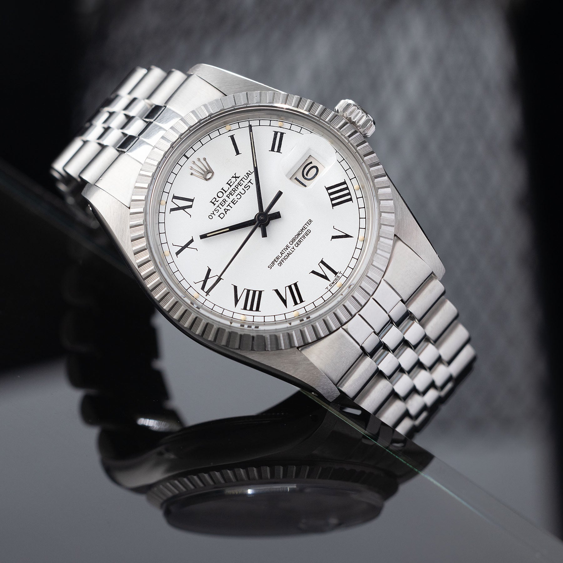 Rolex Datejust 16030 White Buckle Dial with Guarantee Papers
