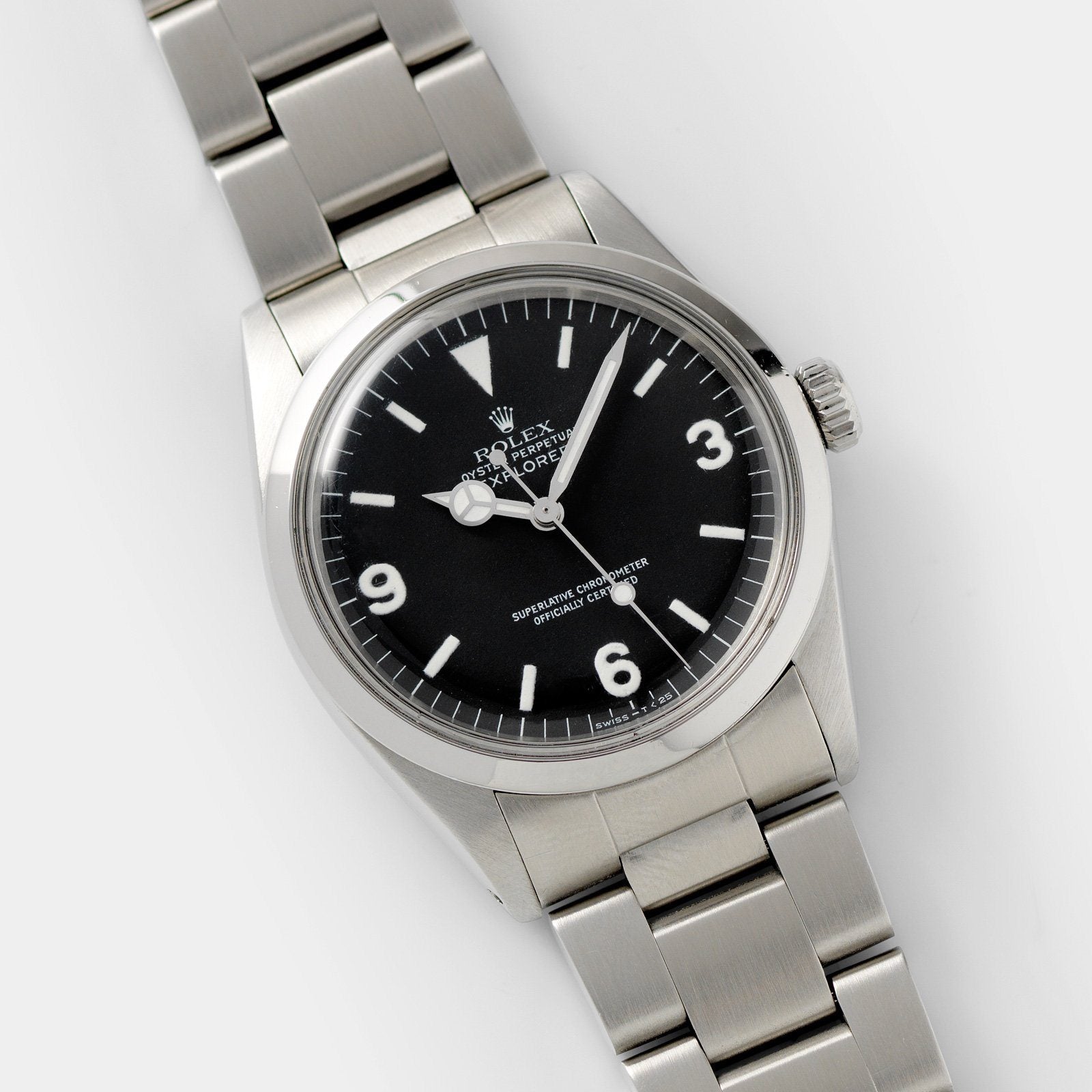 Rolex Explorer Reference 1016 L-Serial with Mk3 matte dial 